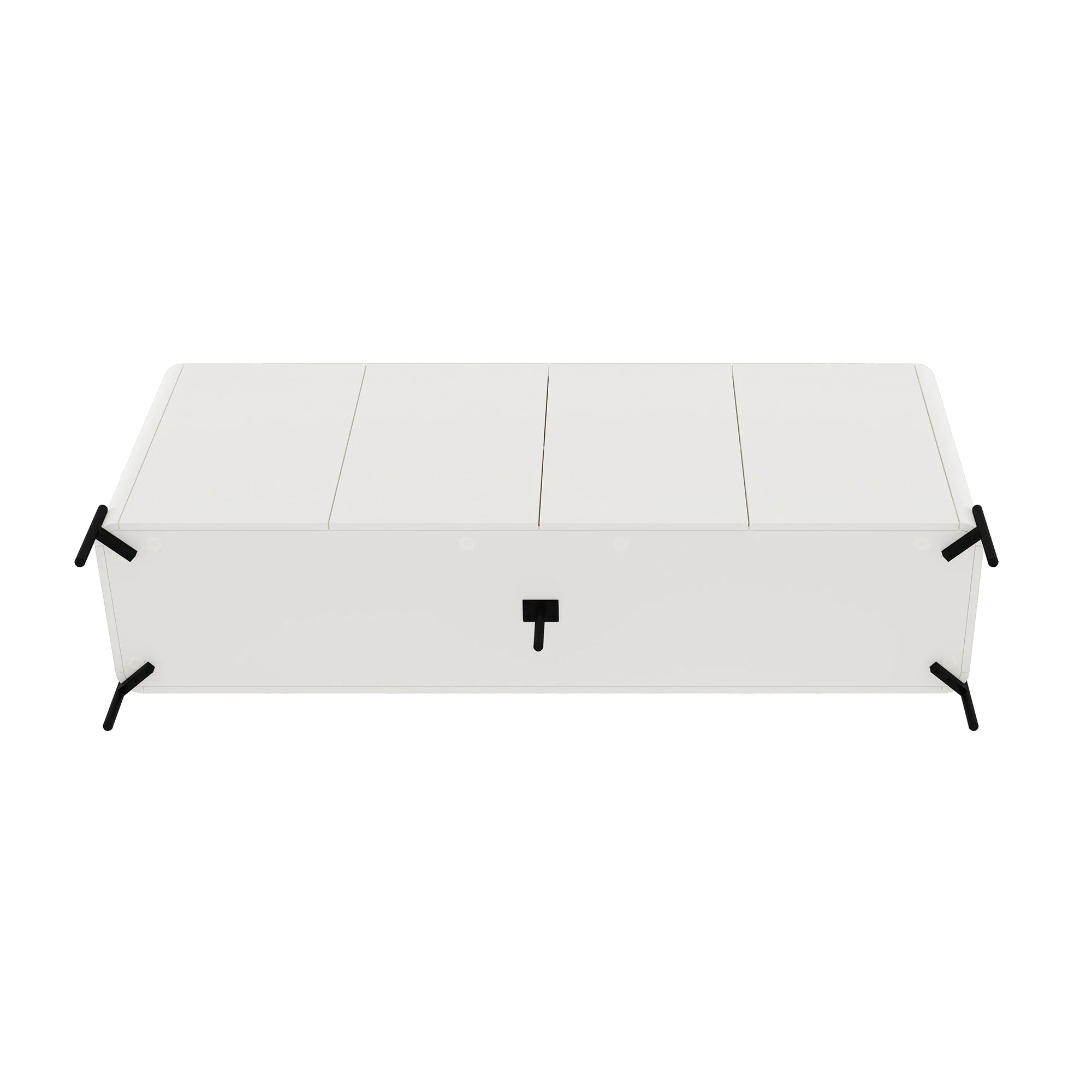 2-Piece Abbey Accent Cabinet and Sideboard in Maple and Off White - Image 20