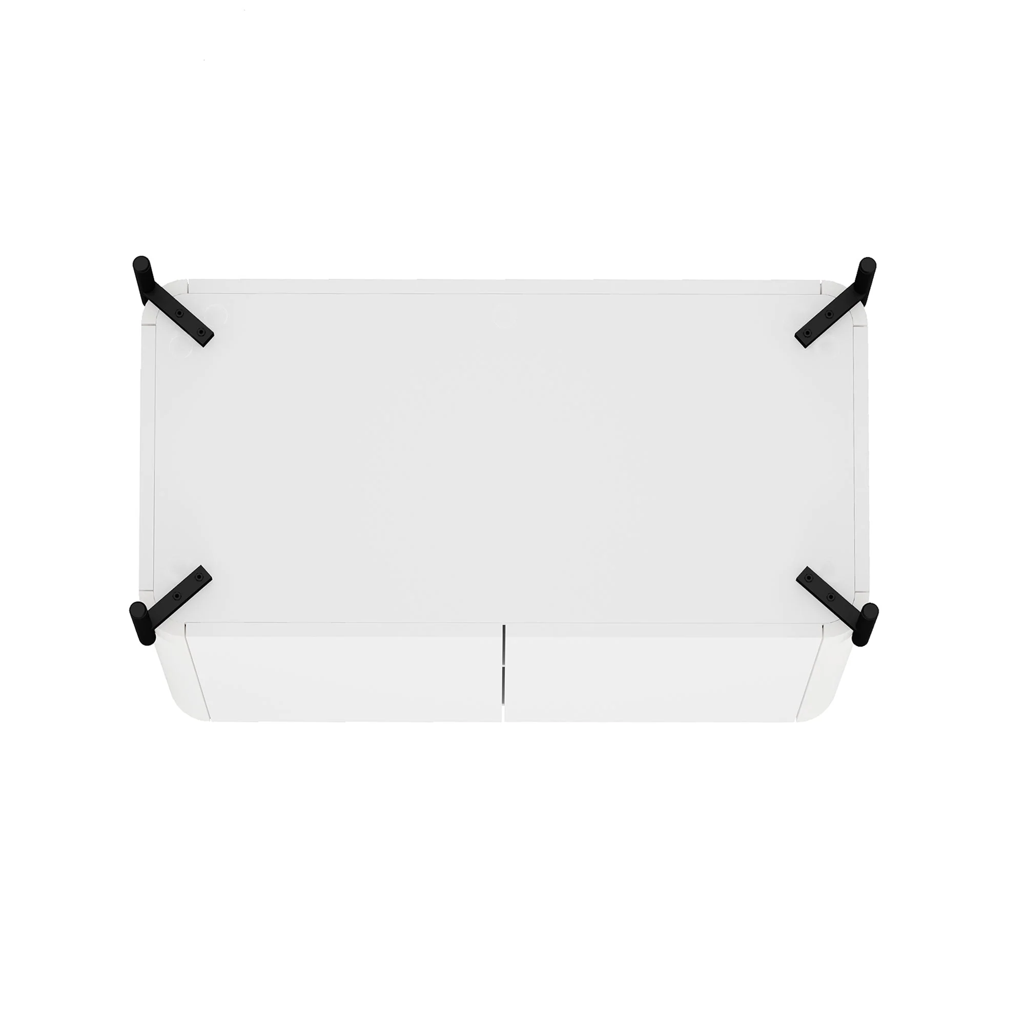 2-Piece Abbey Accent Cabinet and Sideboard in White - Image 12