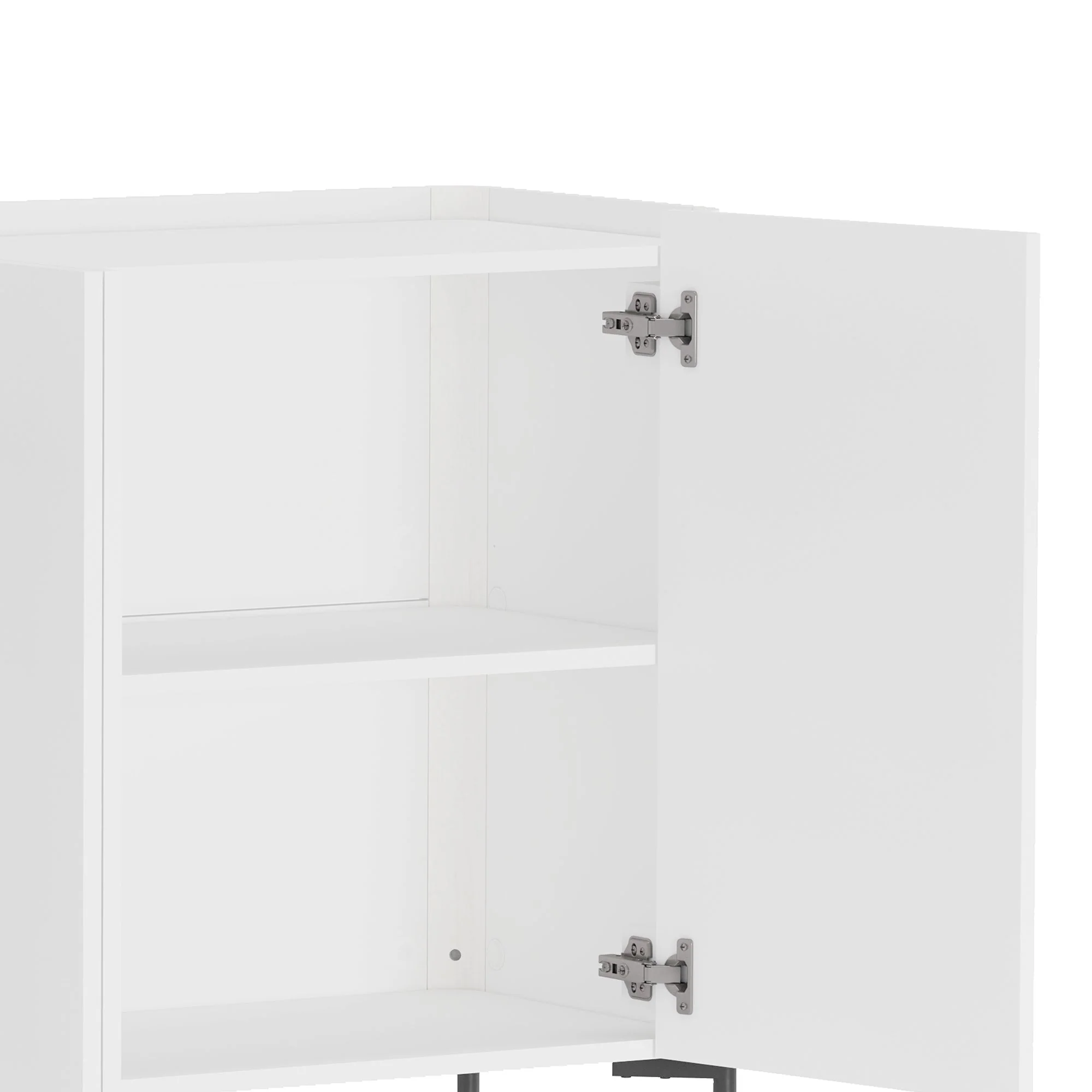 2-Piece Abbey Accent Cabinet and Sideboard in White - Image 15