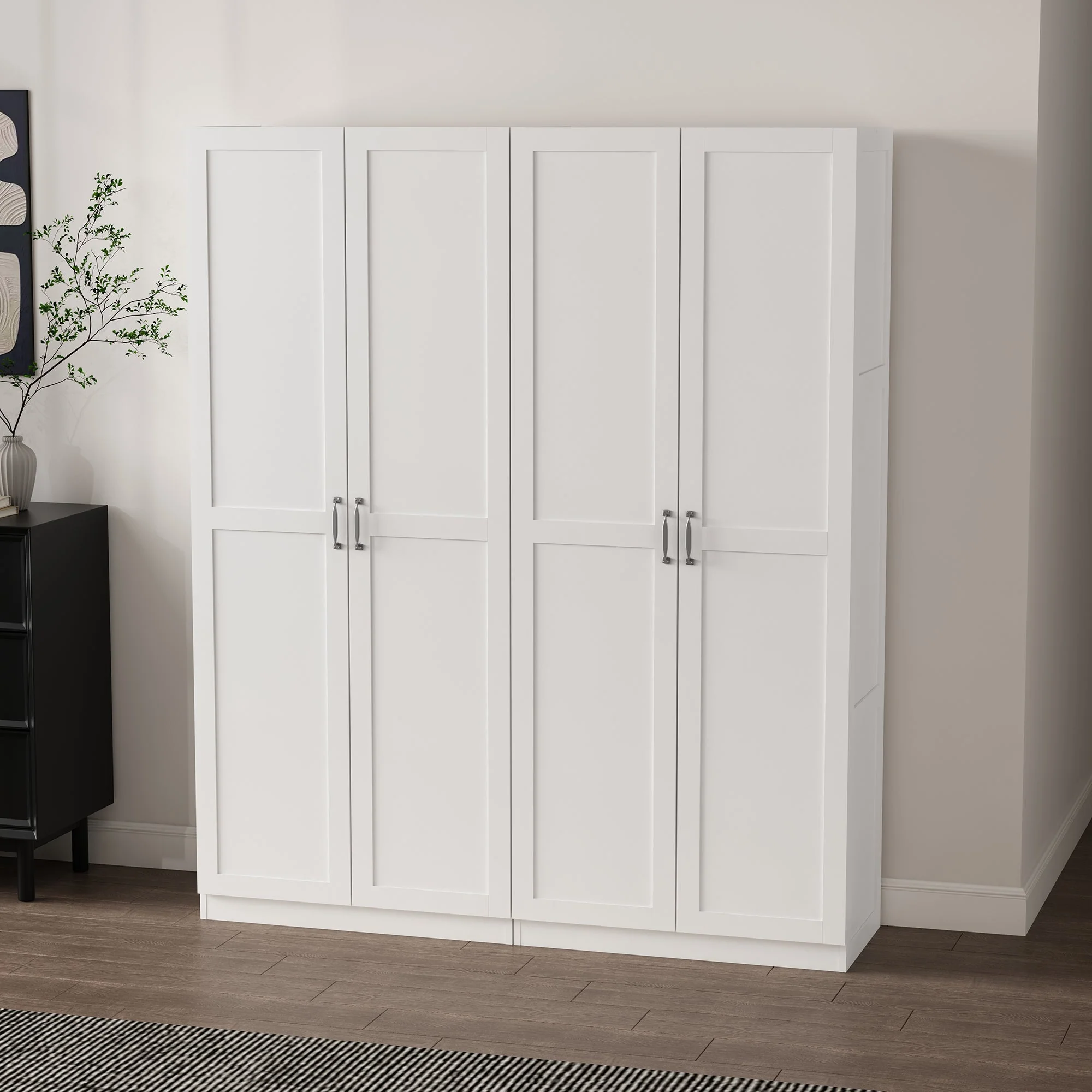 2-Piece Cornelia Storage Closet 1.0 and 2.0 in White - Image 2