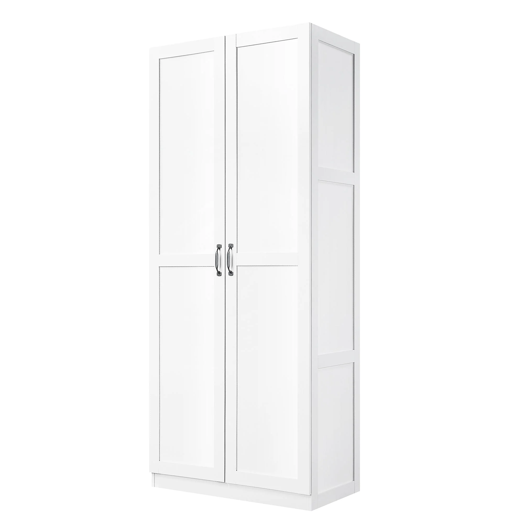 2-Piece Cornelia Storage Closet 1.0 and 2.0 in White - Image 9