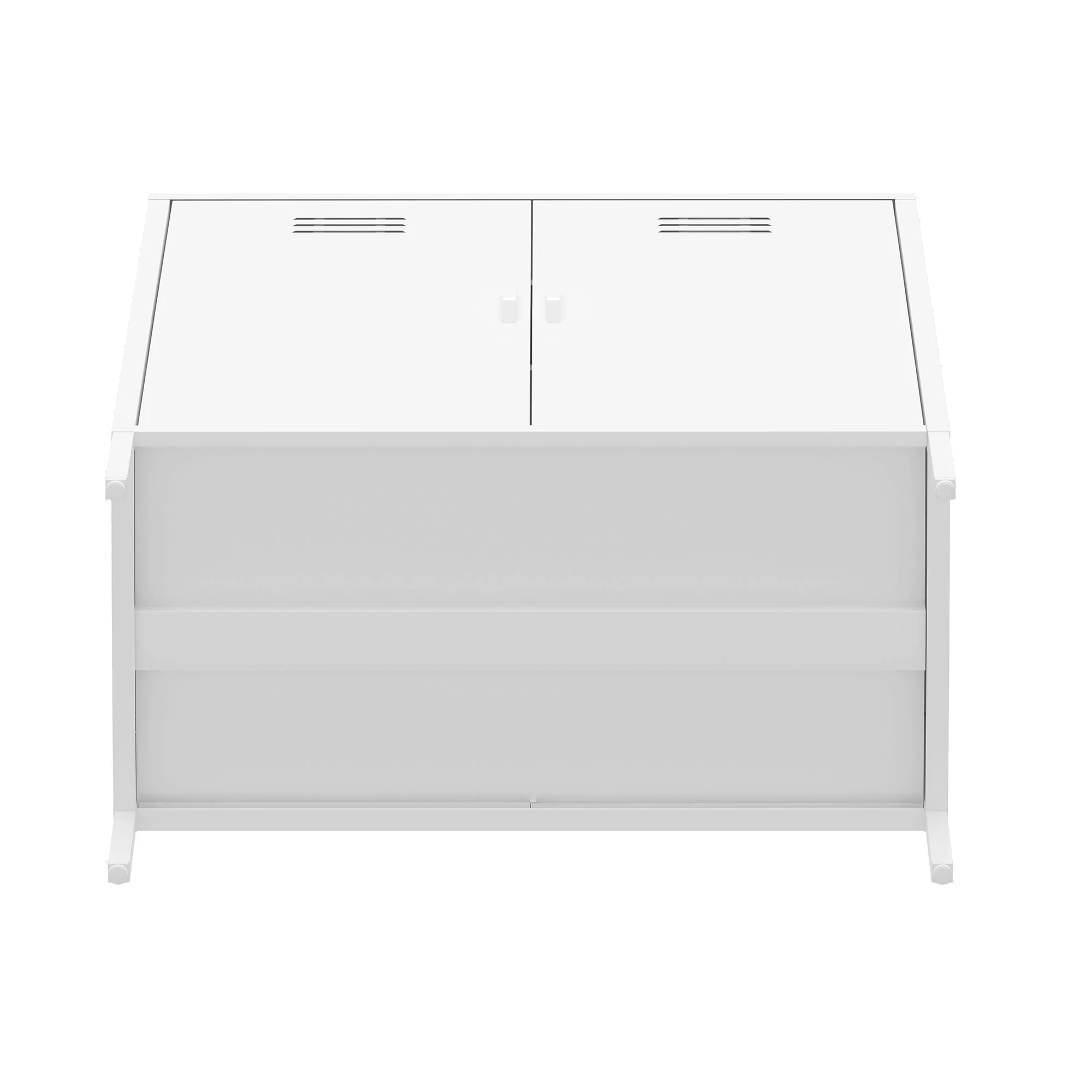2-Piece Naomi Accent Cabinet and Storage Cabinet in White - Image 11