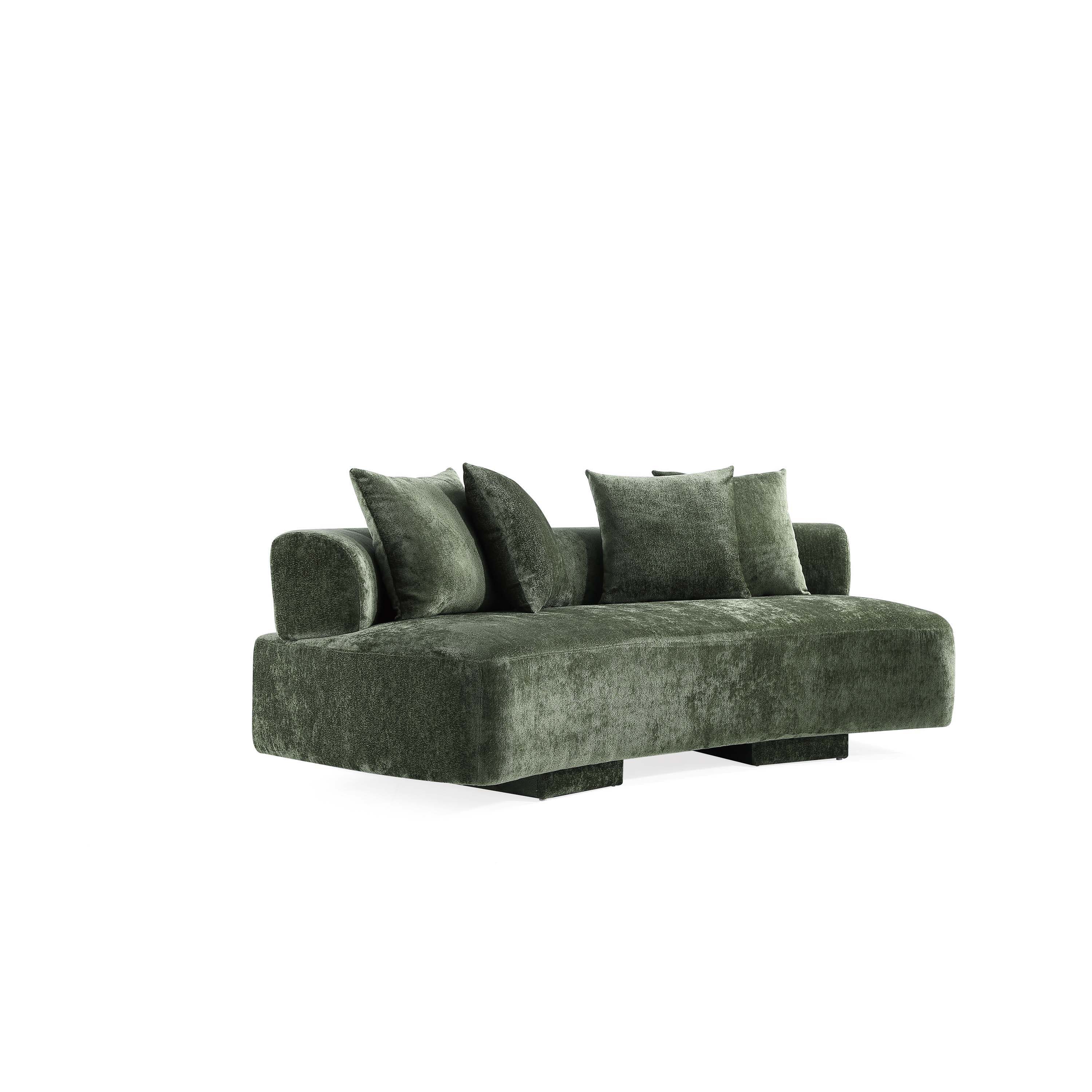 3-Piece Verandah 90.6" Sofa, 112" XL Sofa and Accent Chair in Olive Green - Image 17