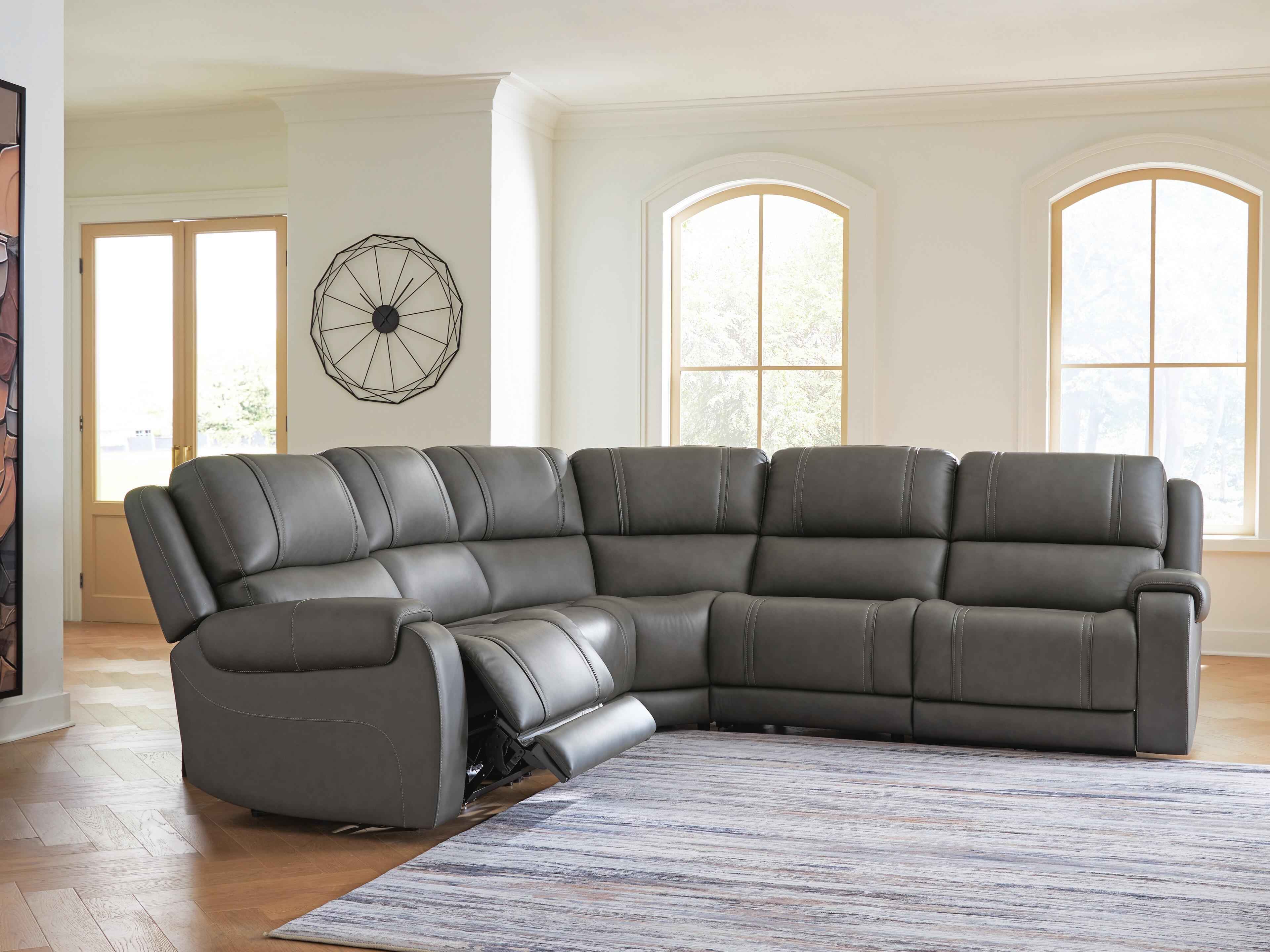 5Z - Pittson Anchor 5-Piece Power Reclining Sectional - Image 2