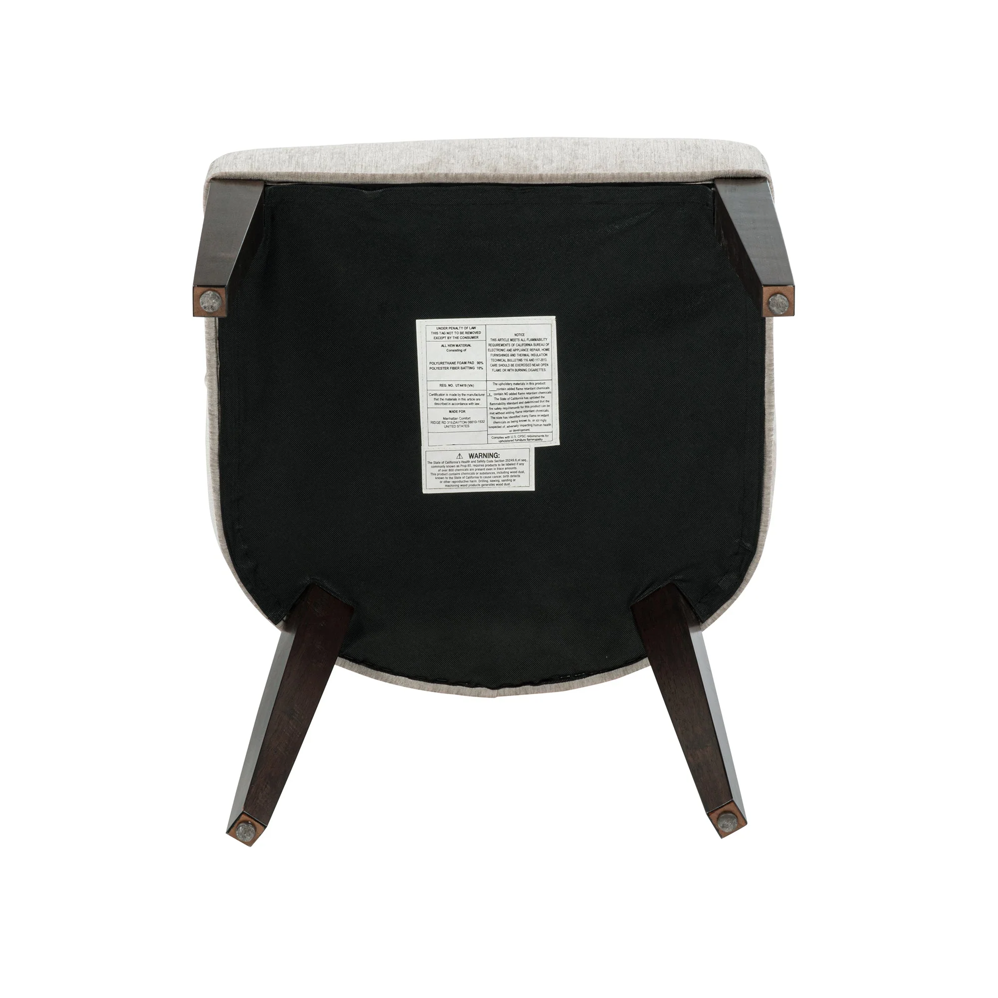6-Piece Beever Dining Chair and Arm Chair in Taupe - Image 12