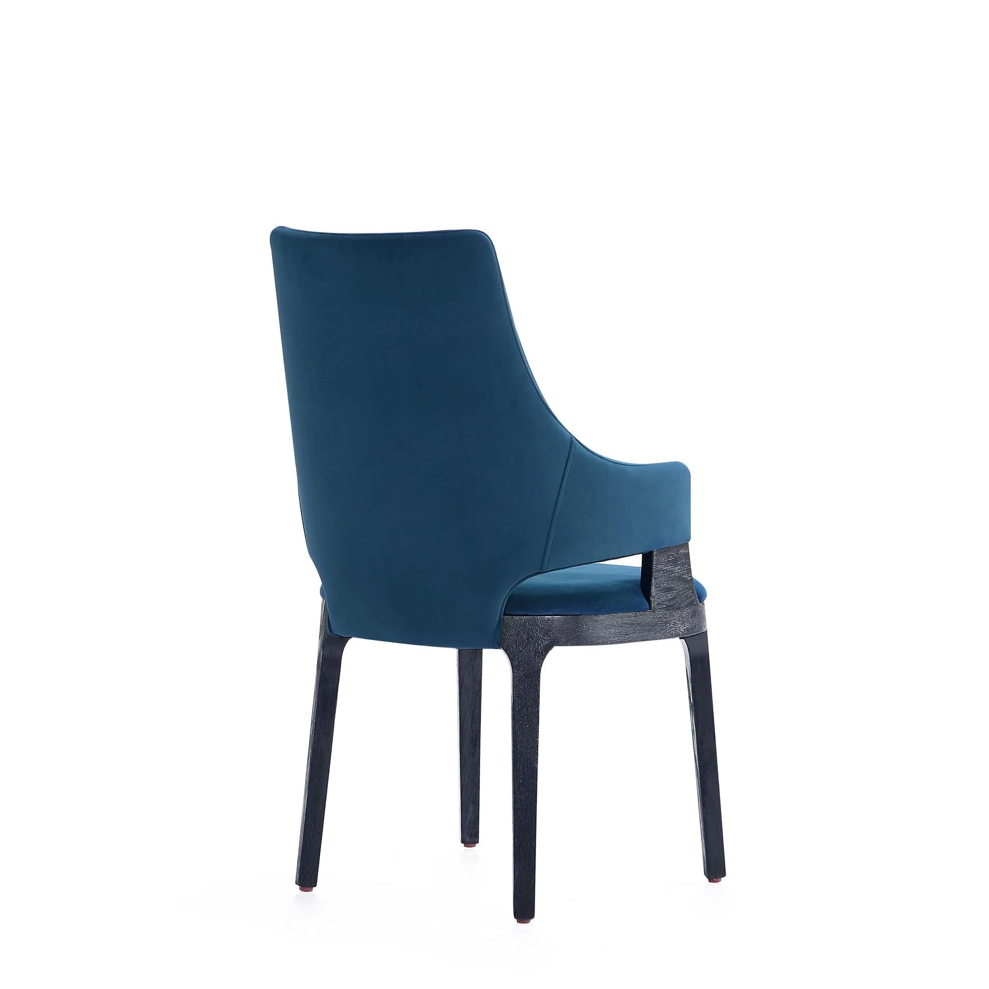 6-Piece Kara Dining Side and Arm Chairs in Blue - Image 9