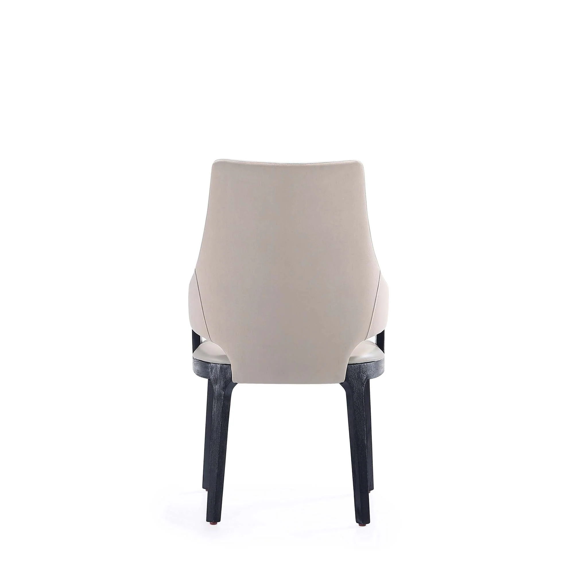 6-Piece Kara Dining Side and Arm Chairs in Light Grey - Image 10