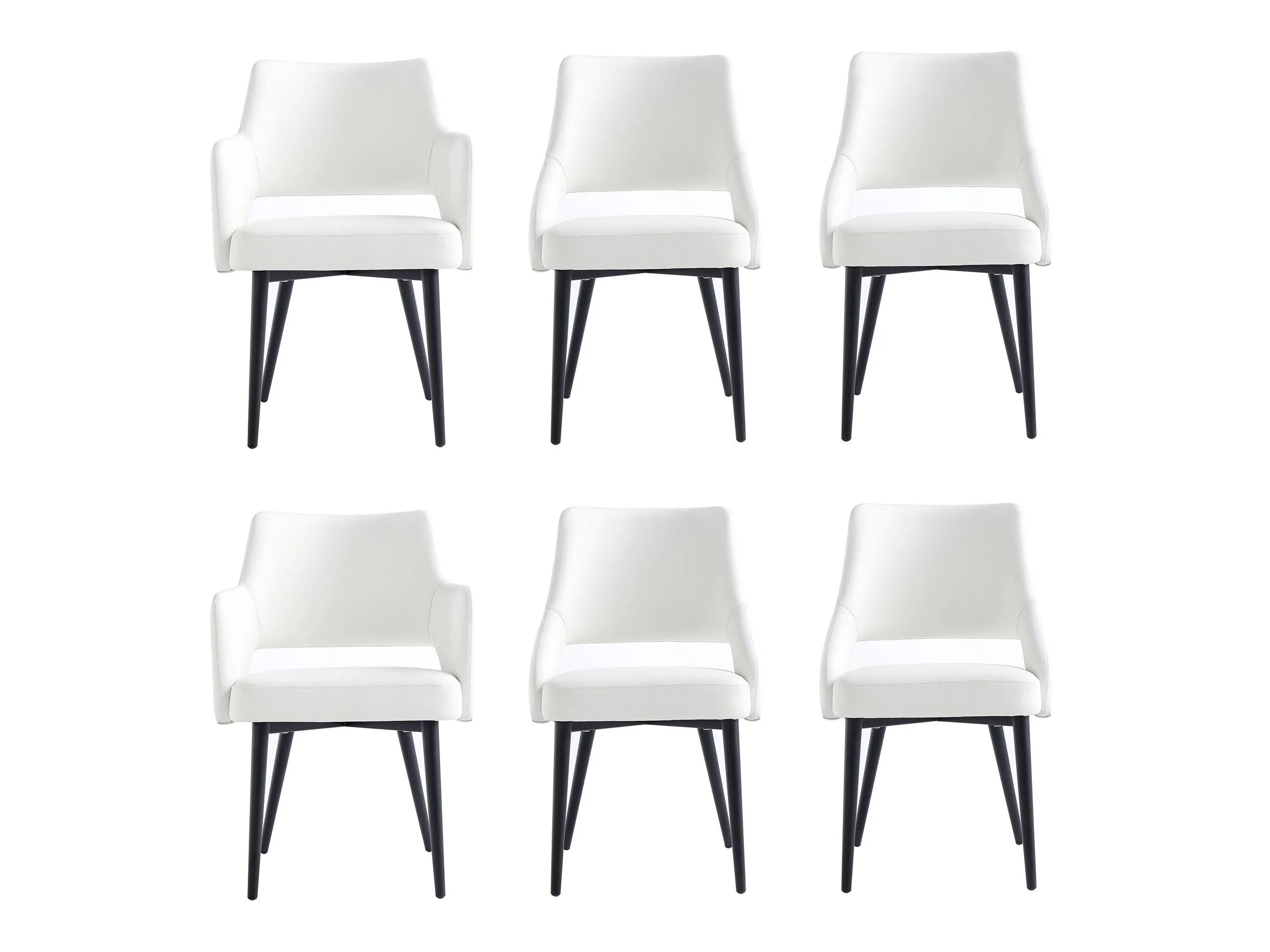 6-Piece Tremont Dining Chair in White