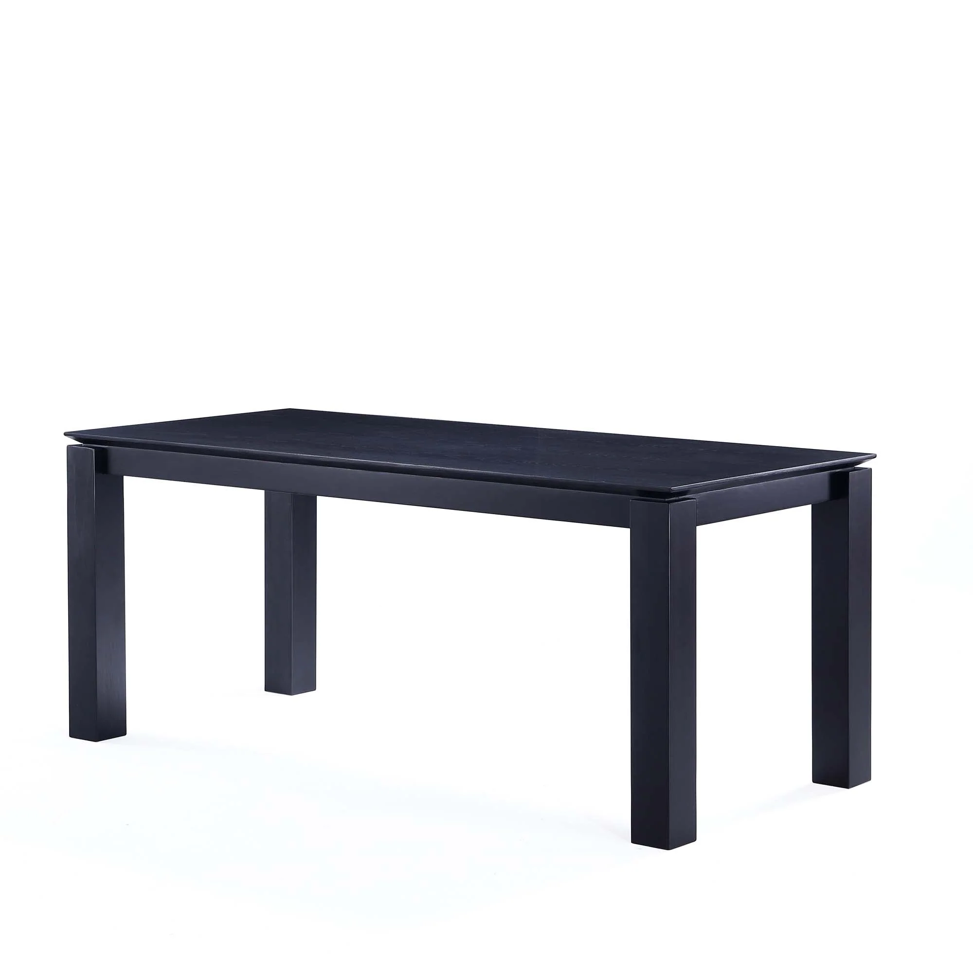 7-Piece Rockaway 70.86 Dining Set in Black with 6 Flor Dining Chairs in Black - Image 9
