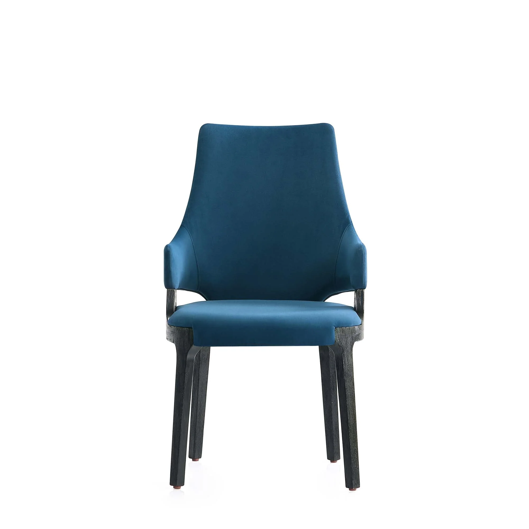8-Piece Kara Dining Side and Arm Chairs in Blue - Image 13