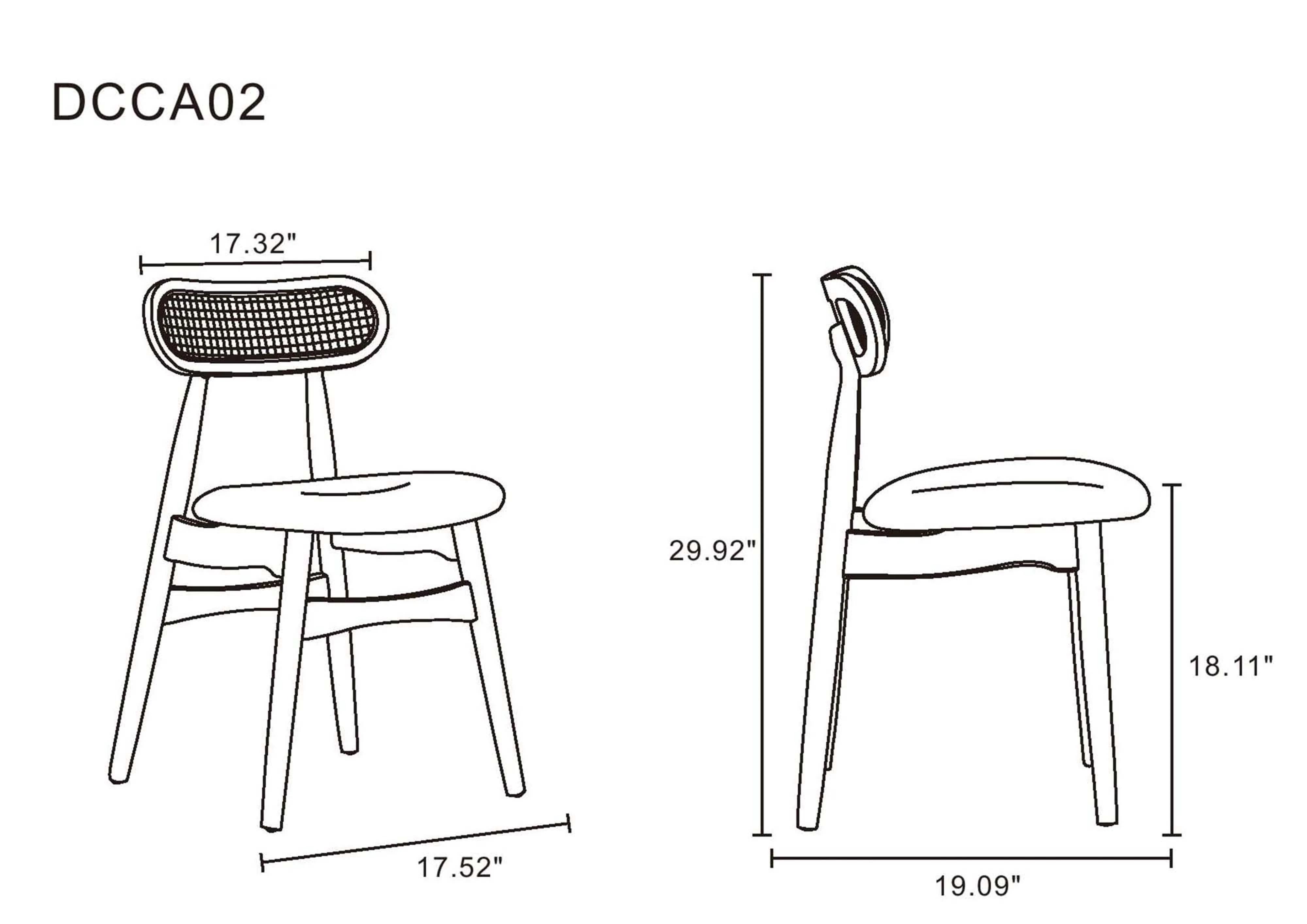 9-Piece Rockaway 70.86 Dining Set in Black with 8 Colbert Dining Chairs - Image 4