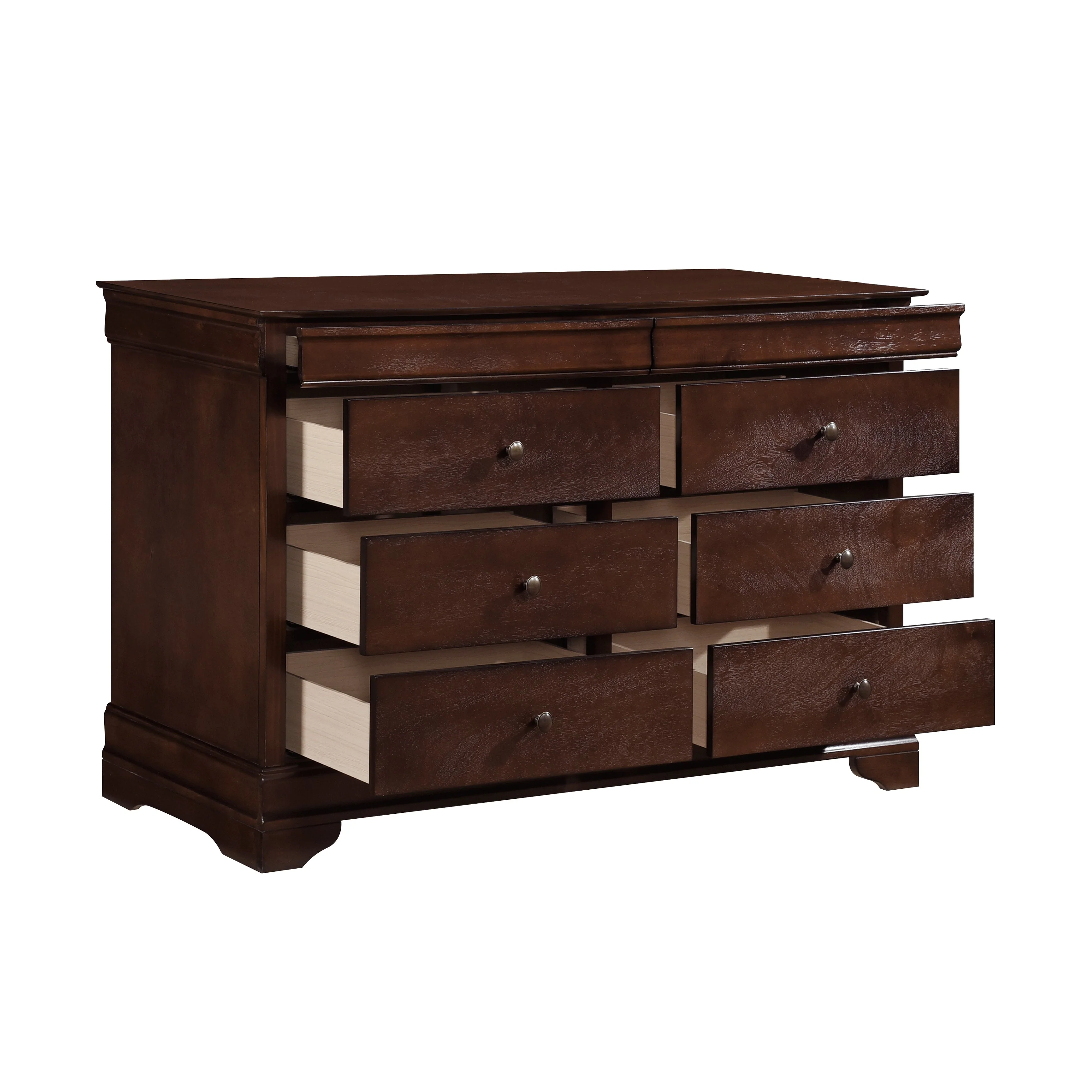Abbeville Cherry Sleigh Bedroom Set - Image 6