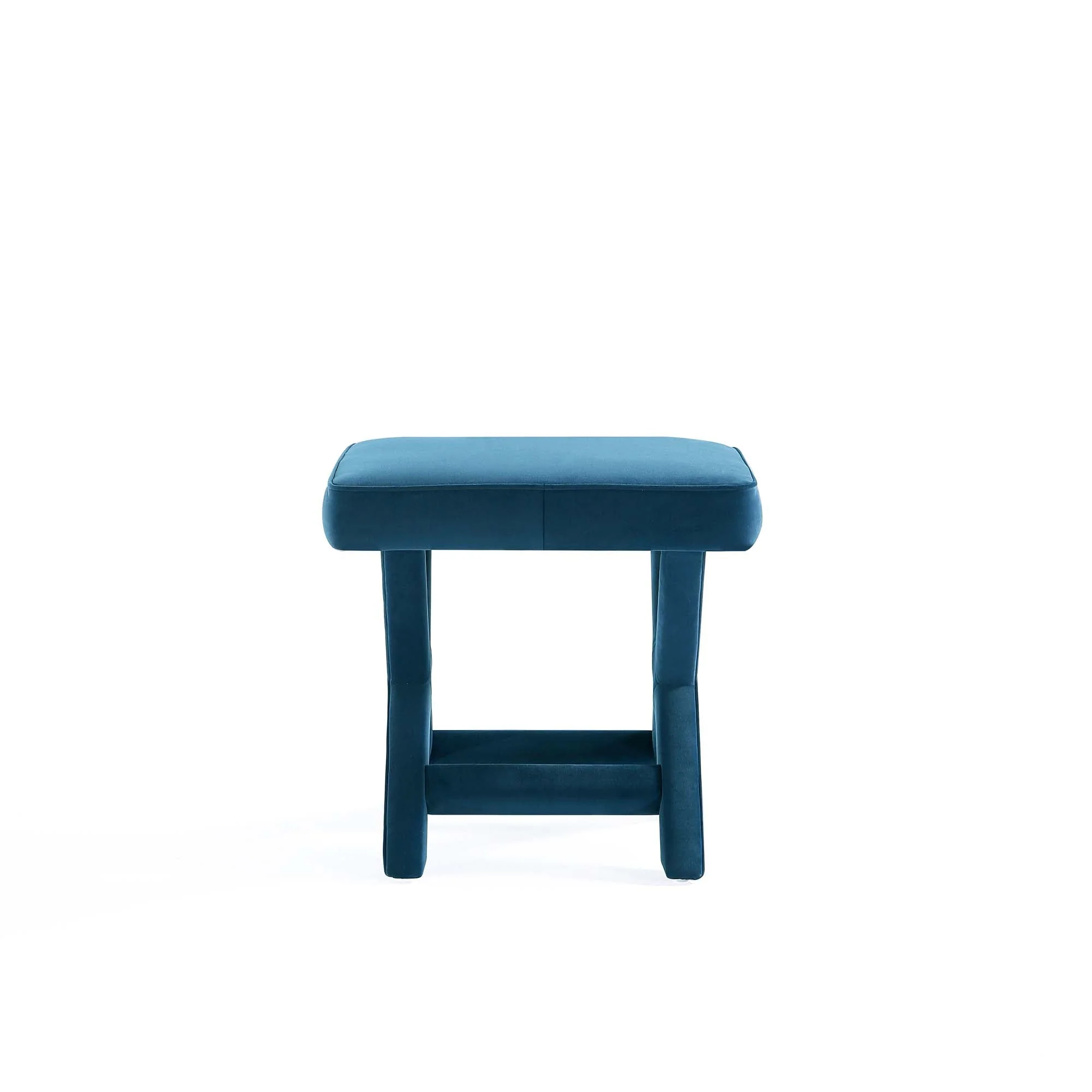 Abigail Single Ottoman Bench in Blue - Image 9