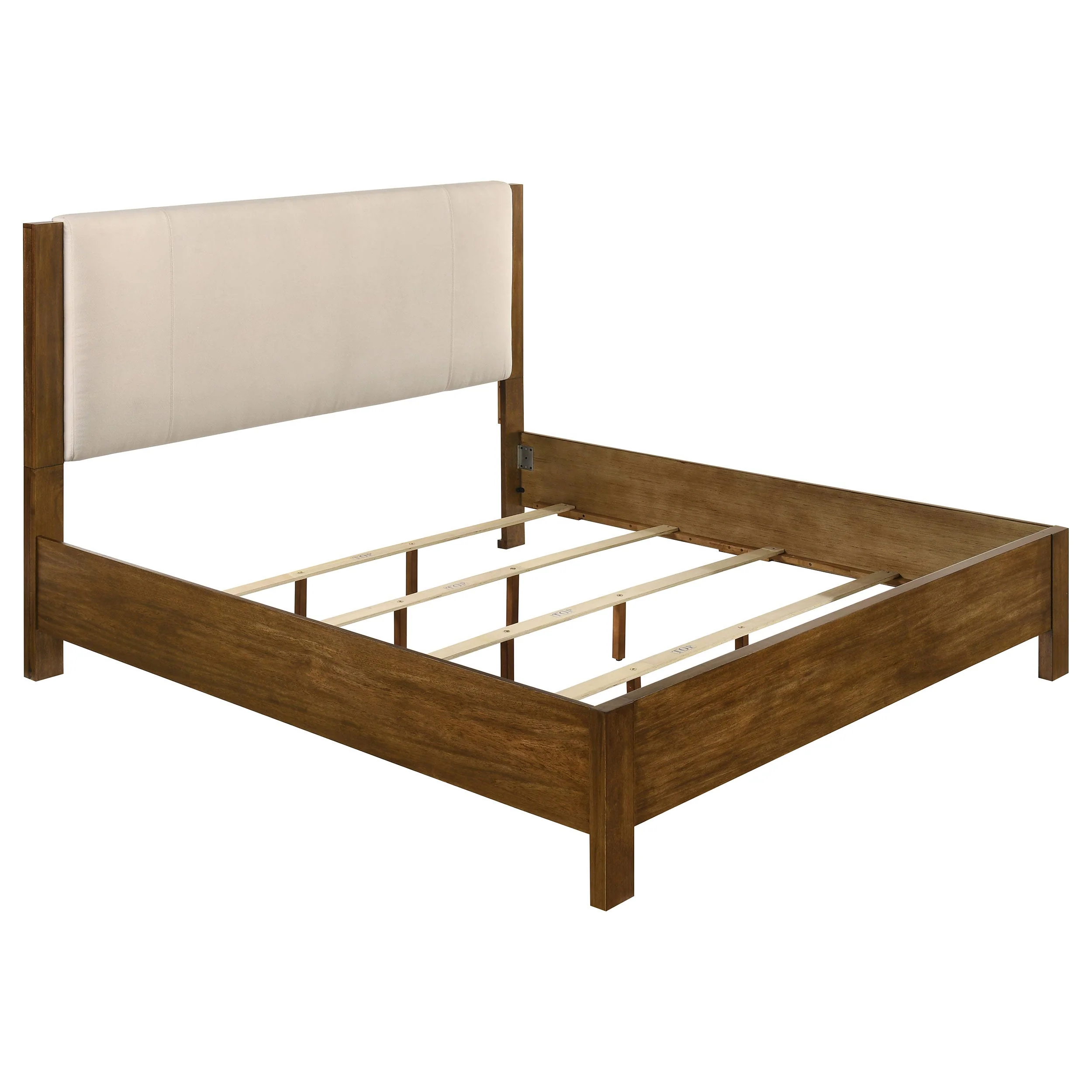 Adderley Warm Brown 4-piece Eastern King Bedroom Set - Image 2