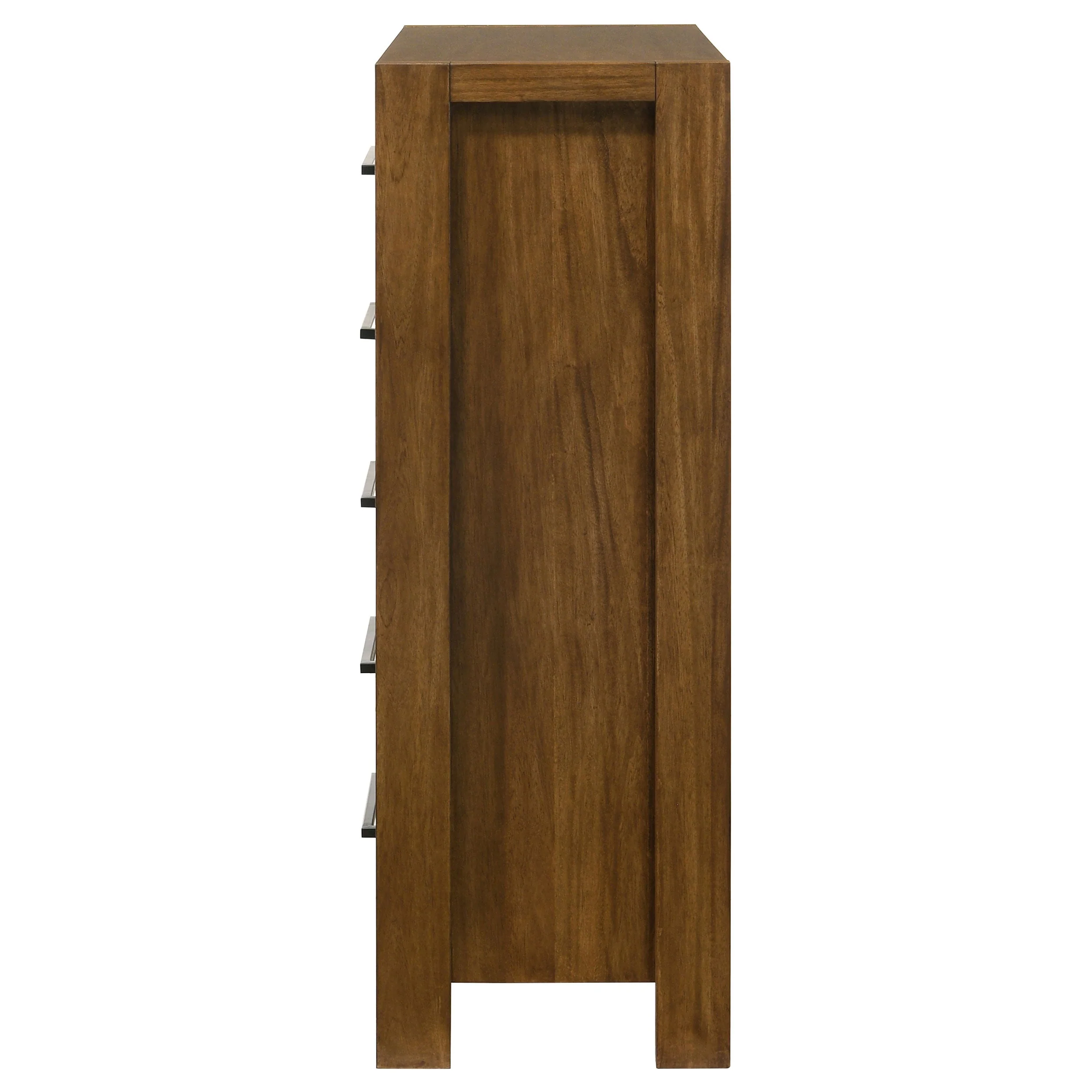 Adderley Warm Brown 5-drawer Bedroom Chest of Drawers - Image 4