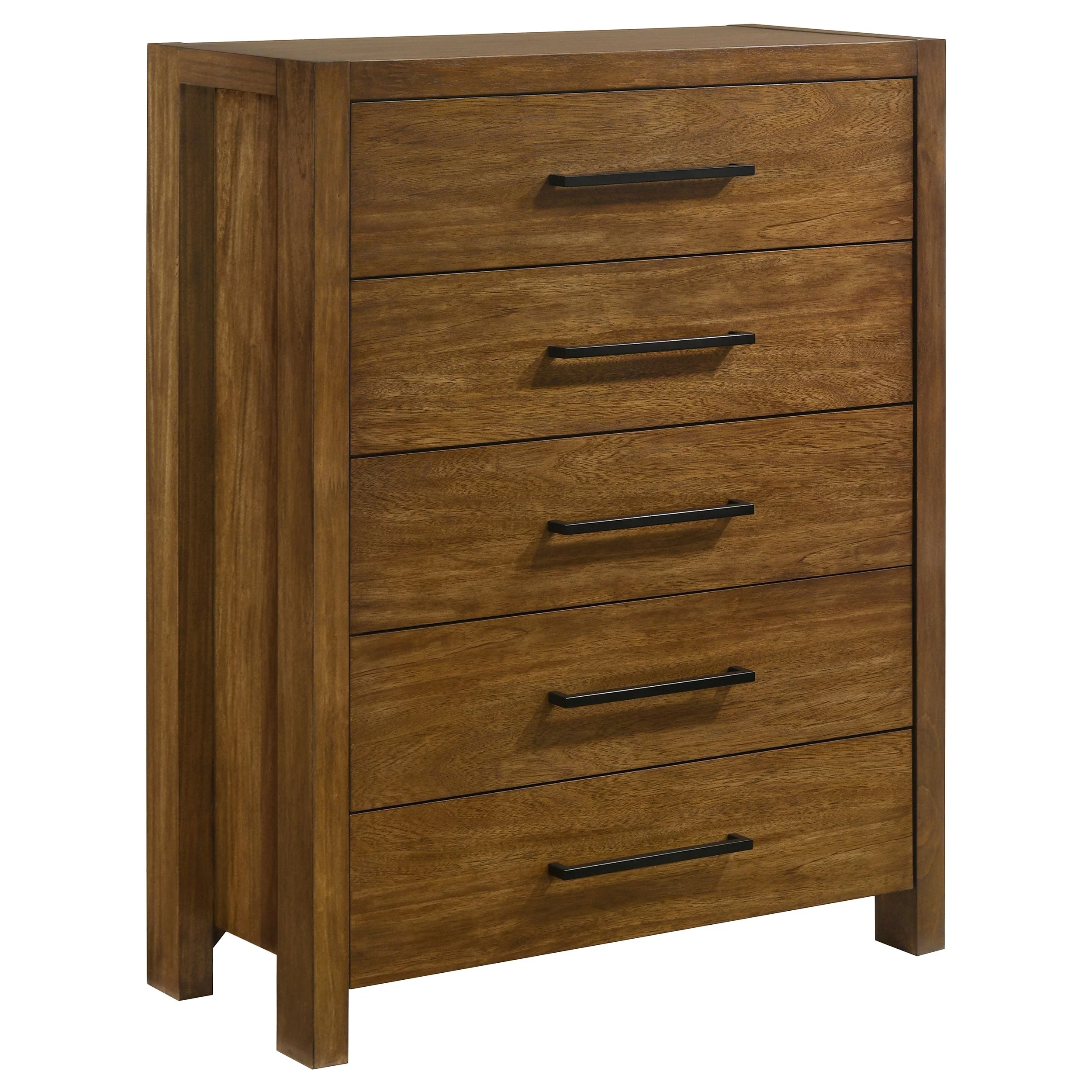 Adderley Warm Brown 5-piece California King Bedroom Set - Image 10
