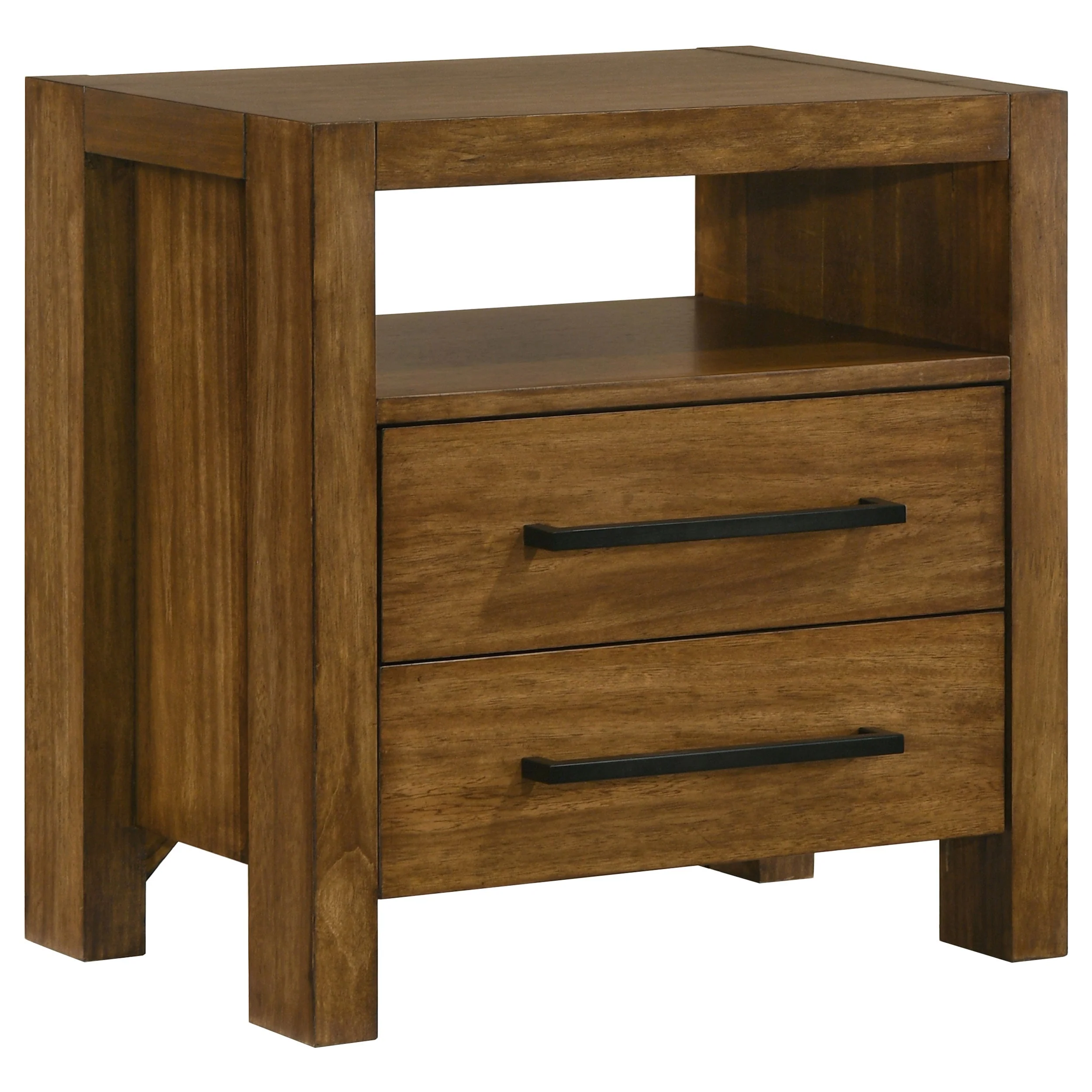 Adderley Warm Brown 5-piece California King Bedroom Set - Image 4
