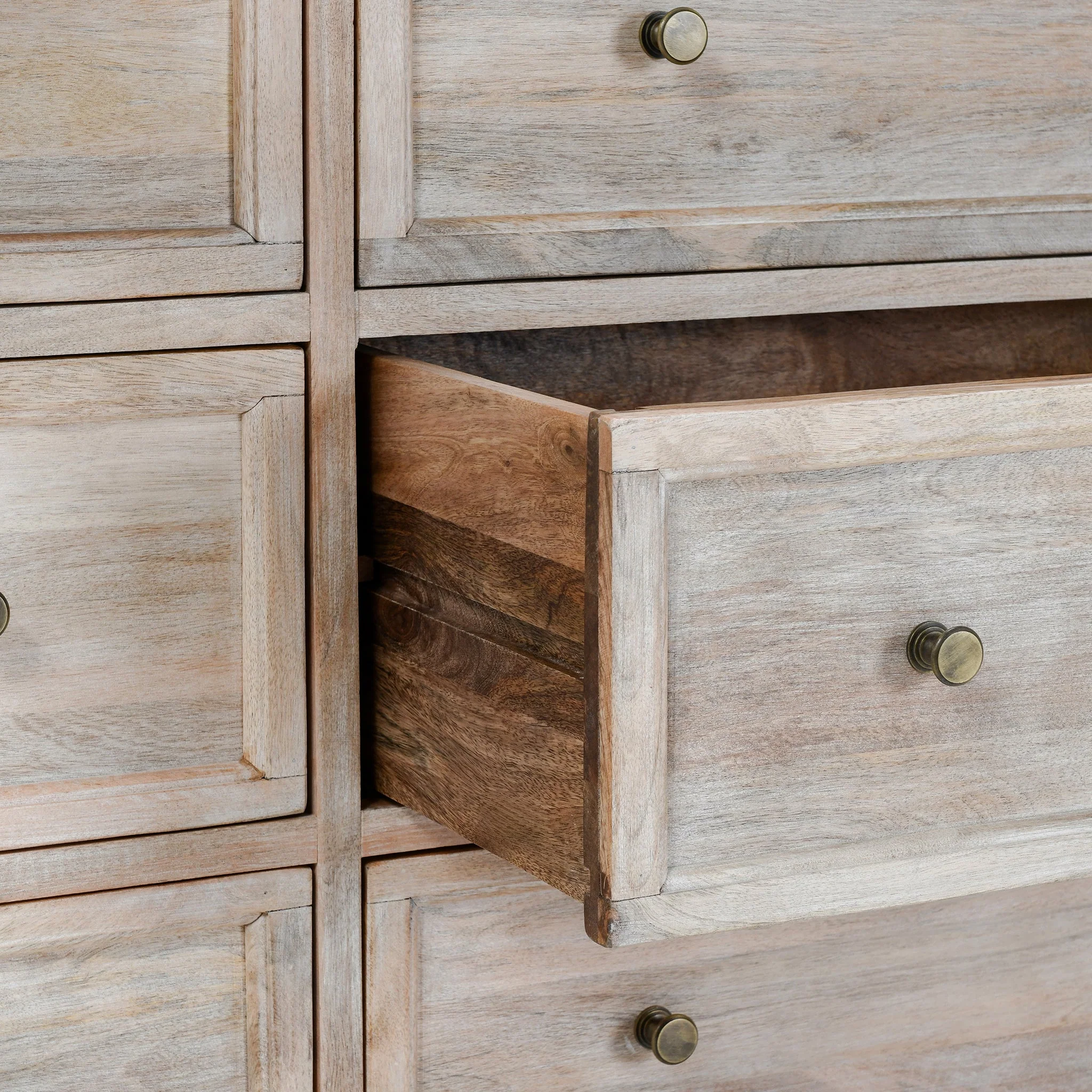 Adelaide 9 Drawer Dresser - Natural Cream Wash - Image 11