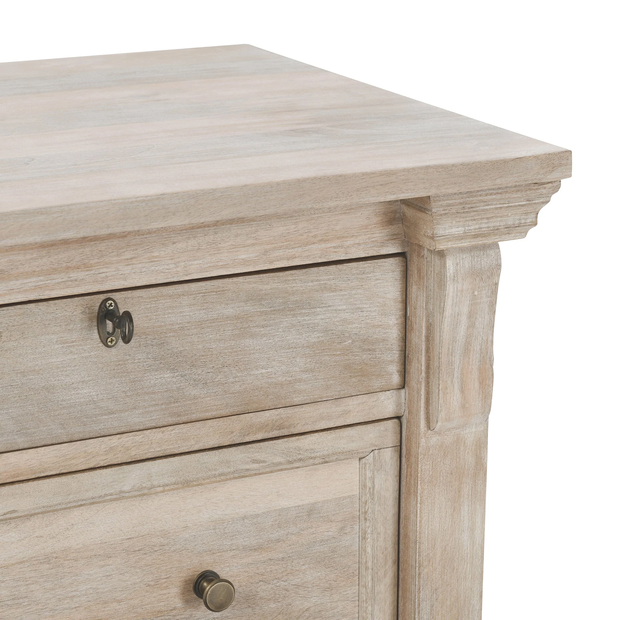 Adelaide 9 Drawer Dresser - Natural Cream Wash - Image 6