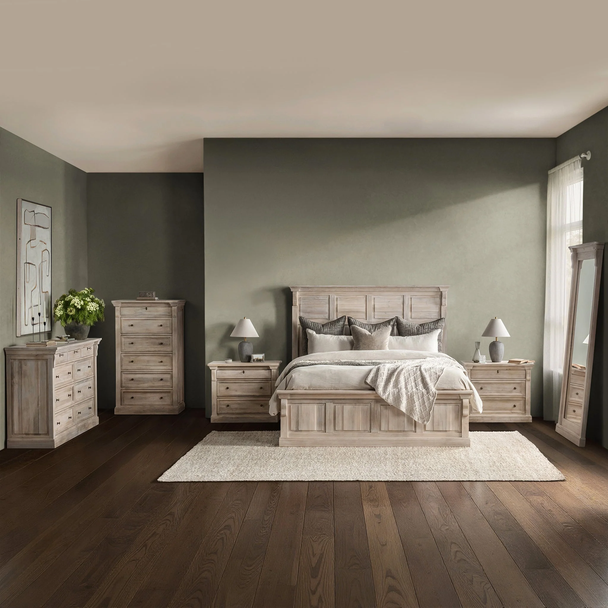 Adelaide Bed - Natural Cream Wash - Image 24