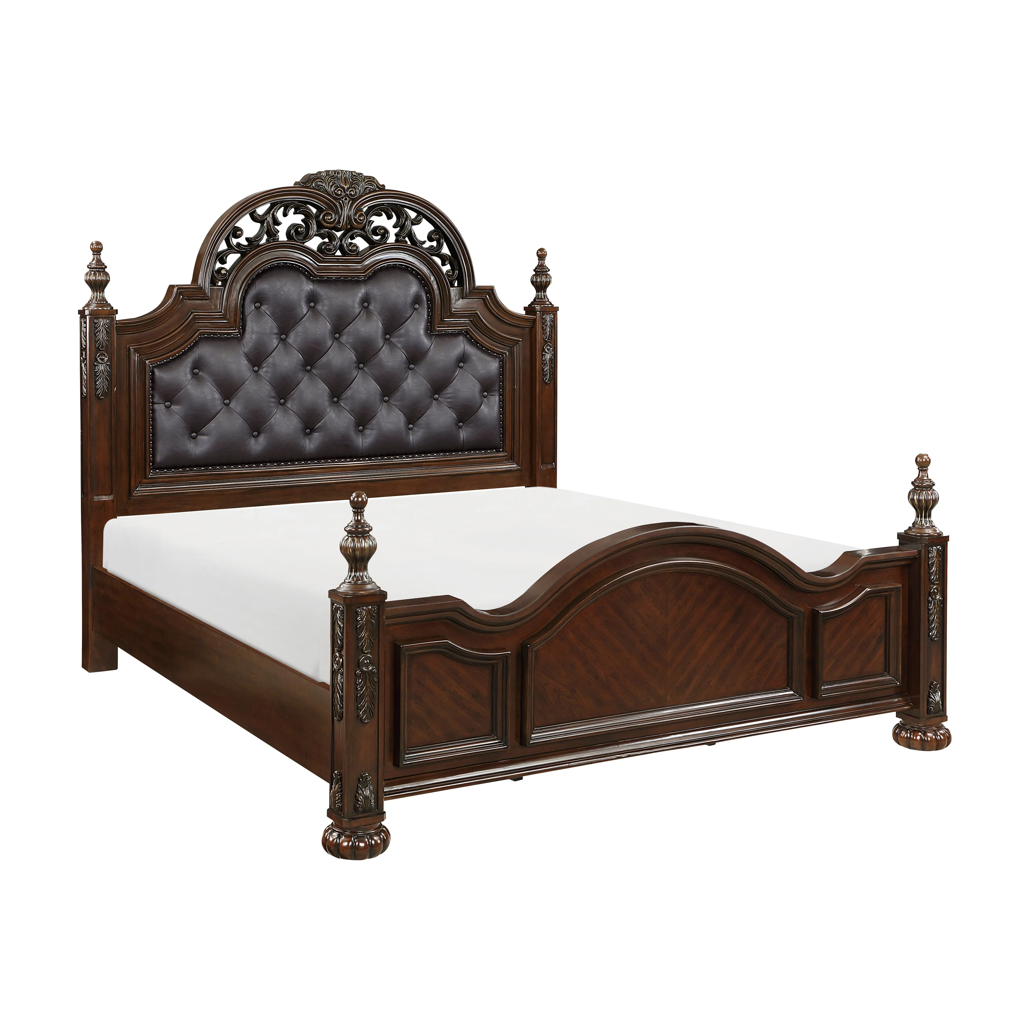 Adelina Cherry Bedroom Set - Image 3