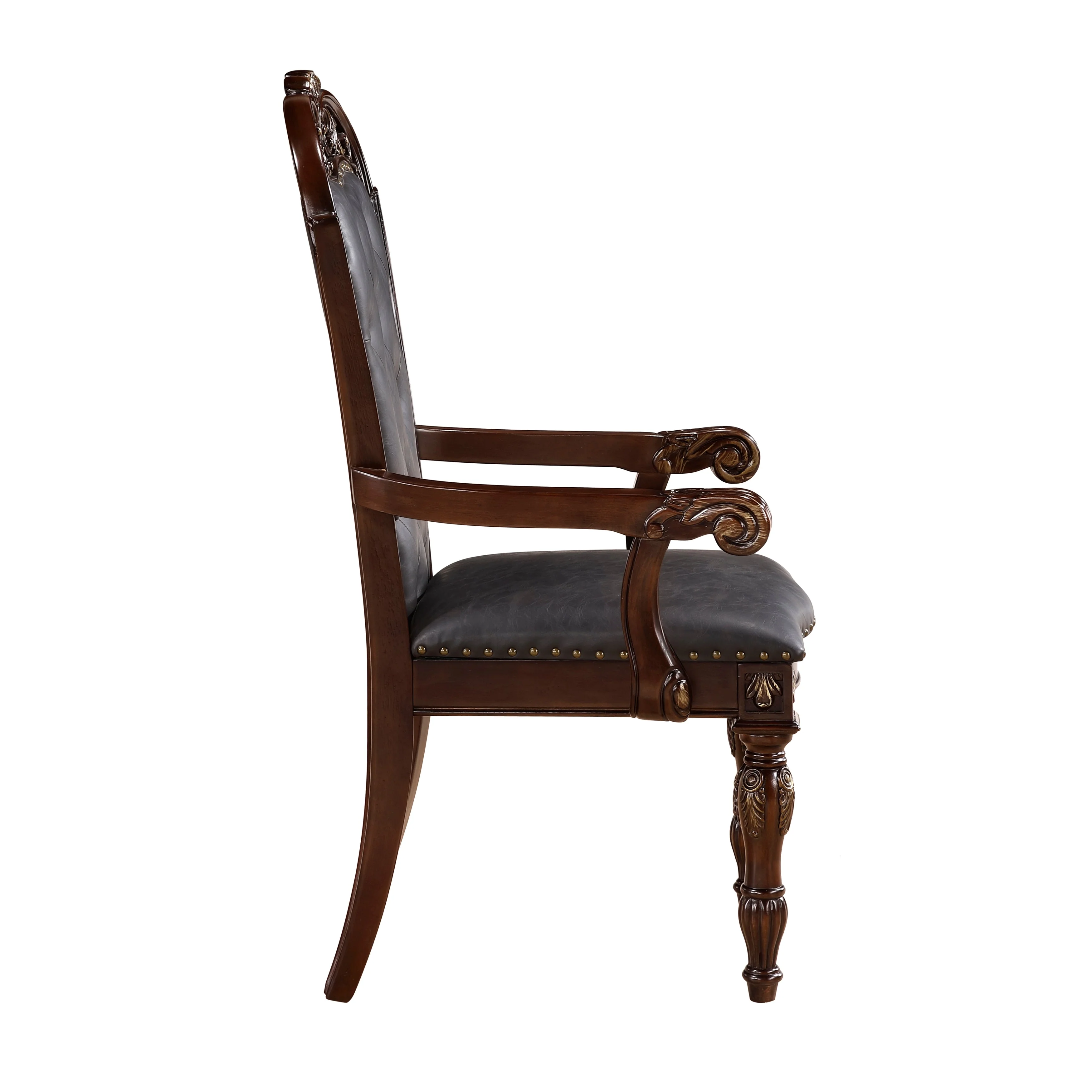 Adelina Cherry Double Pedestal Extendable Dining Room Set - Image 17