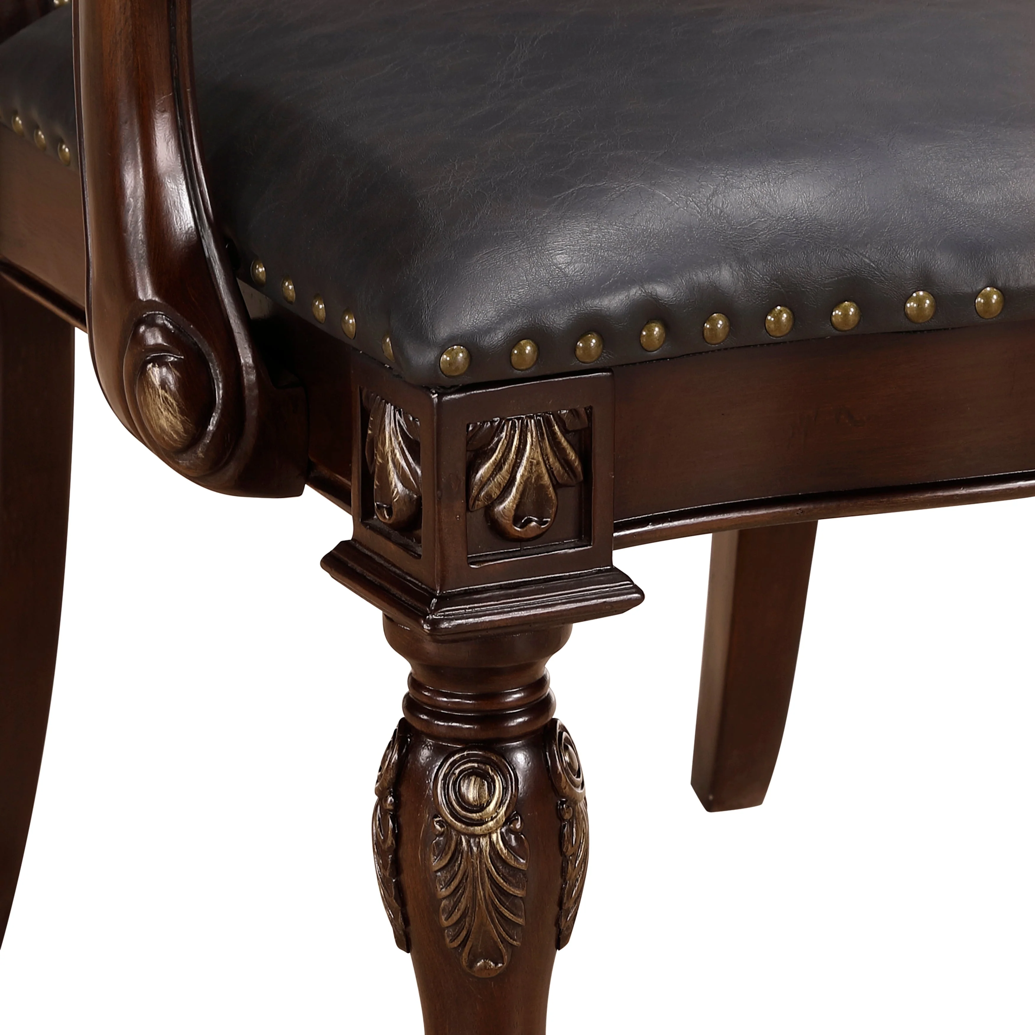 Adelina Cherry Double Pedestal Extendable Dining Room Set - Image 19