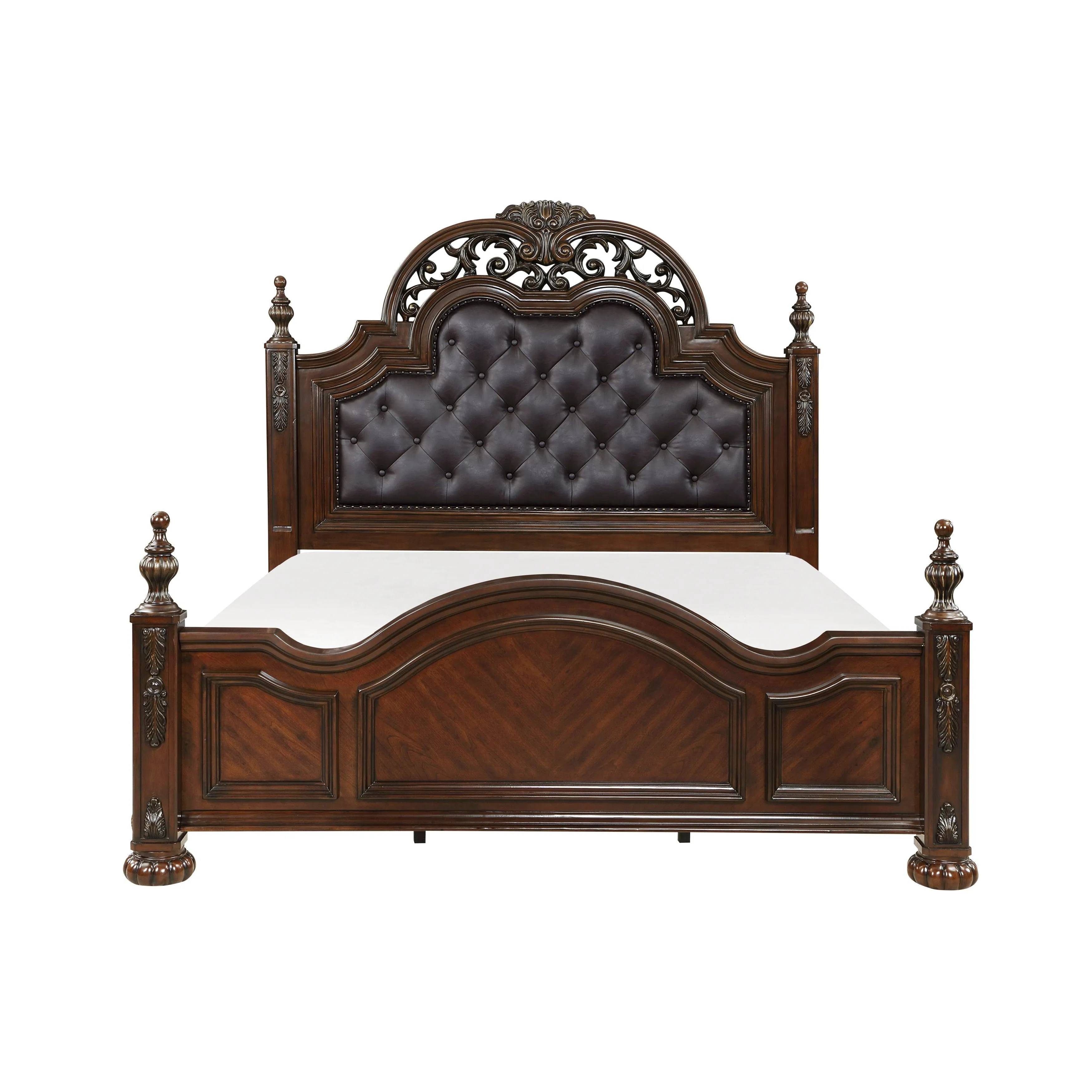 Adelina Cherry Queen Bed - Image 3