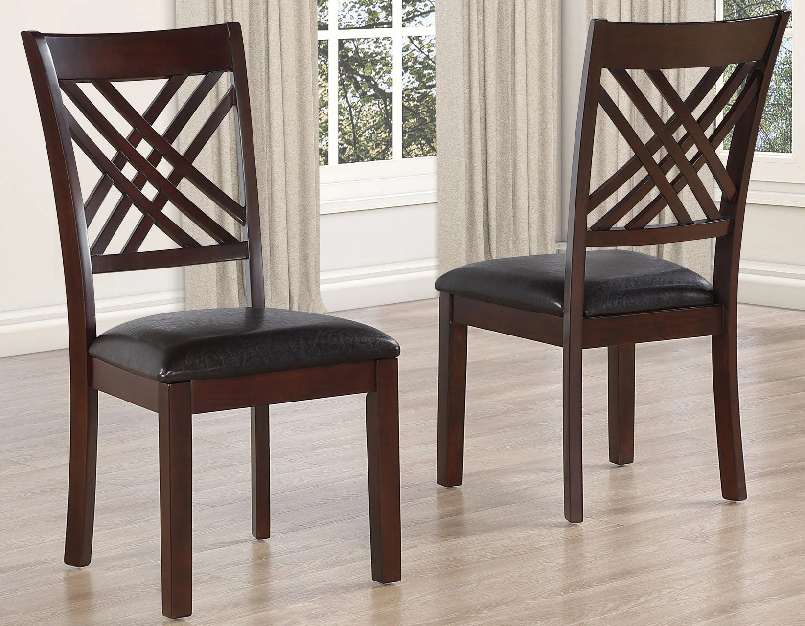Adrian Espresso Oval Dining Room Set - Image 9