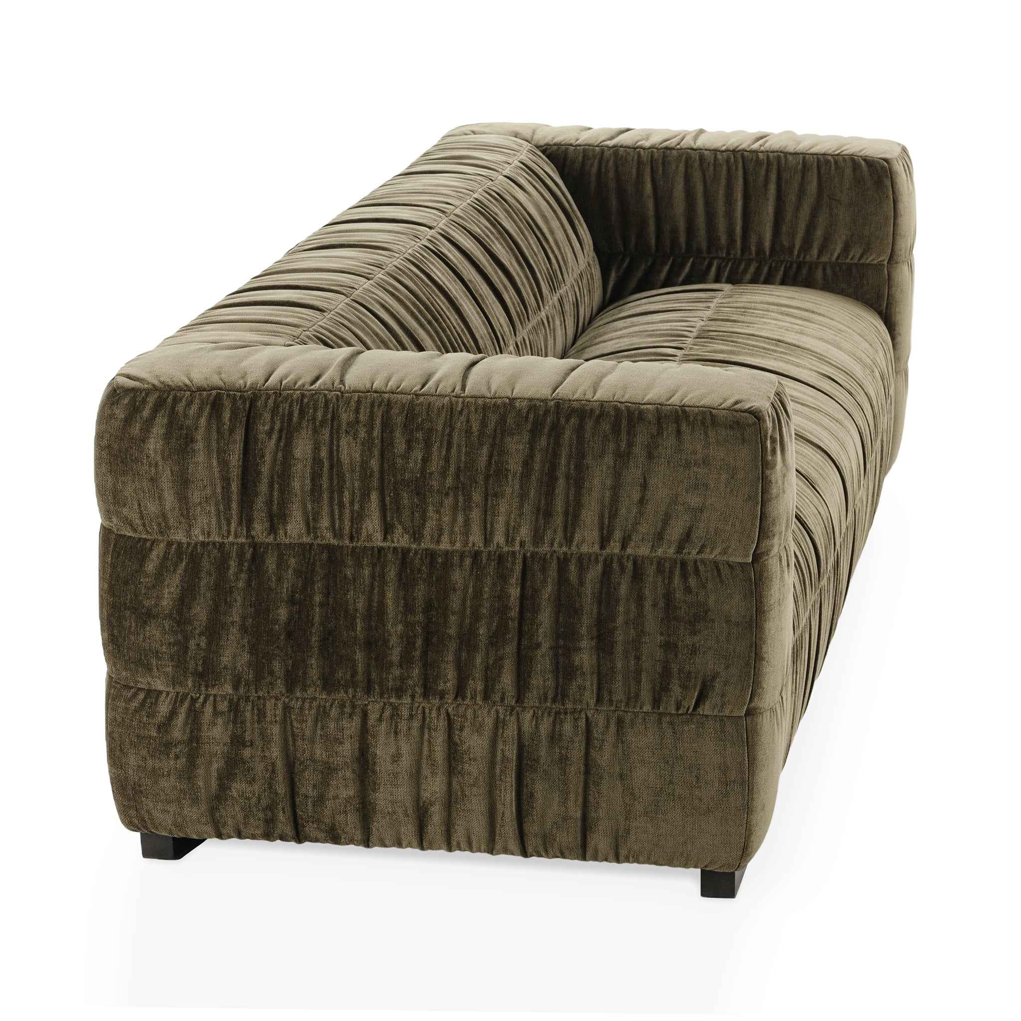 Afeela Upholstered  Sofa - Olive Green - Image 3