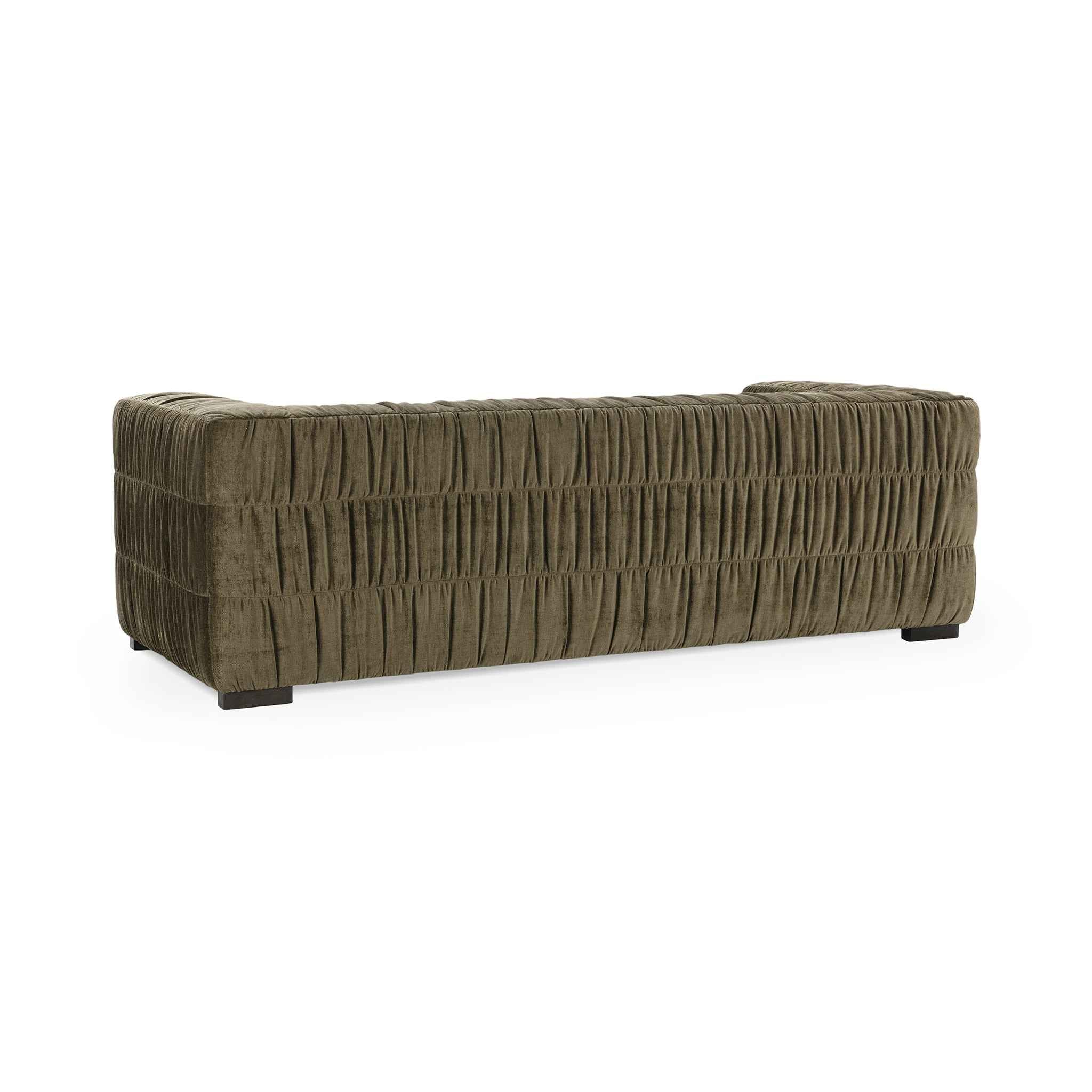 Afeela Upholstered  Sofa - Olive Green - Image 4