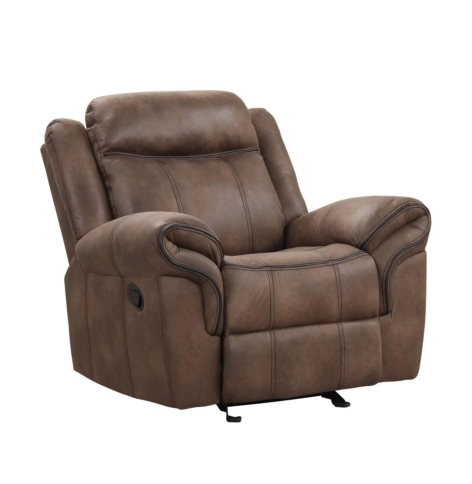 Agata Brown Glider Recliner - Image 2