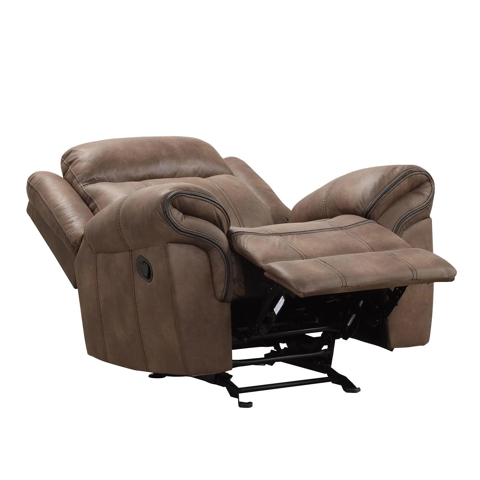 Agata Brown Glider Recliner - Image 3