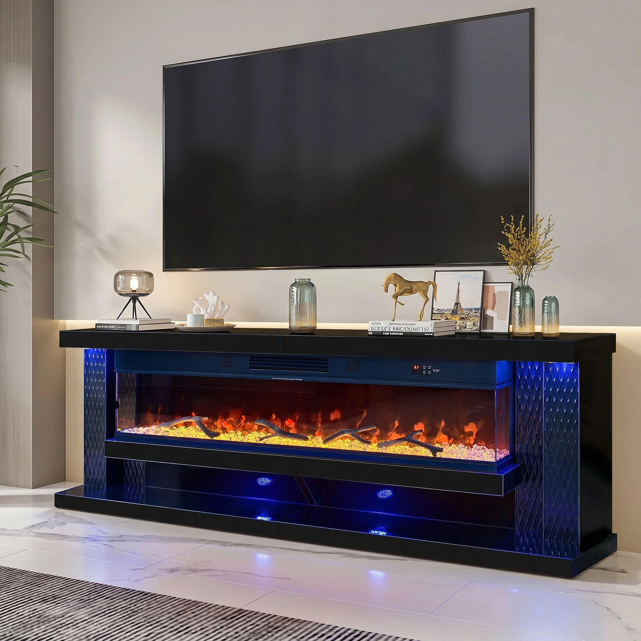 Aira Black Fireplace - Image 2
