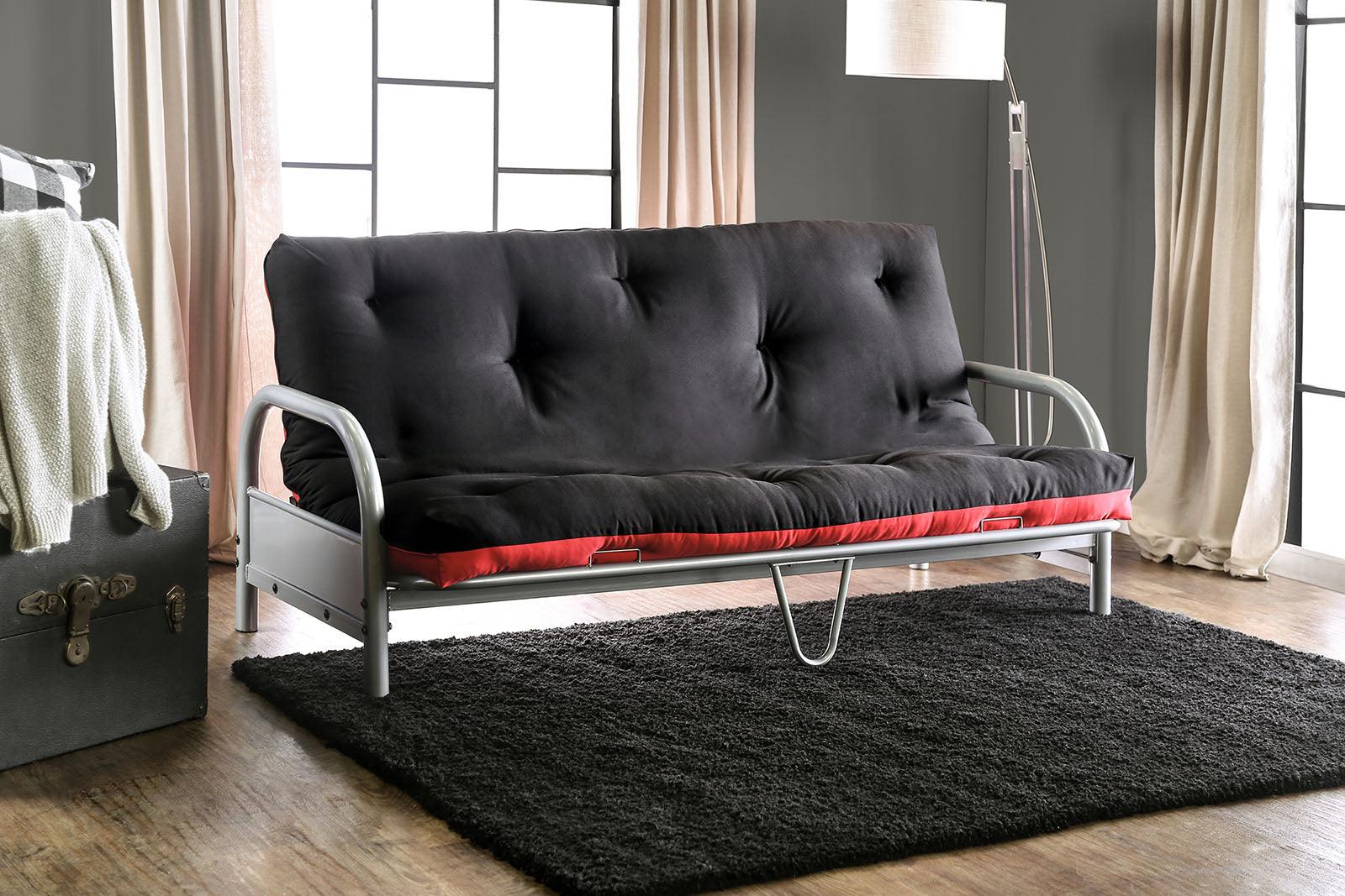 Aksel Black/Red Futon Mattress - Image 4