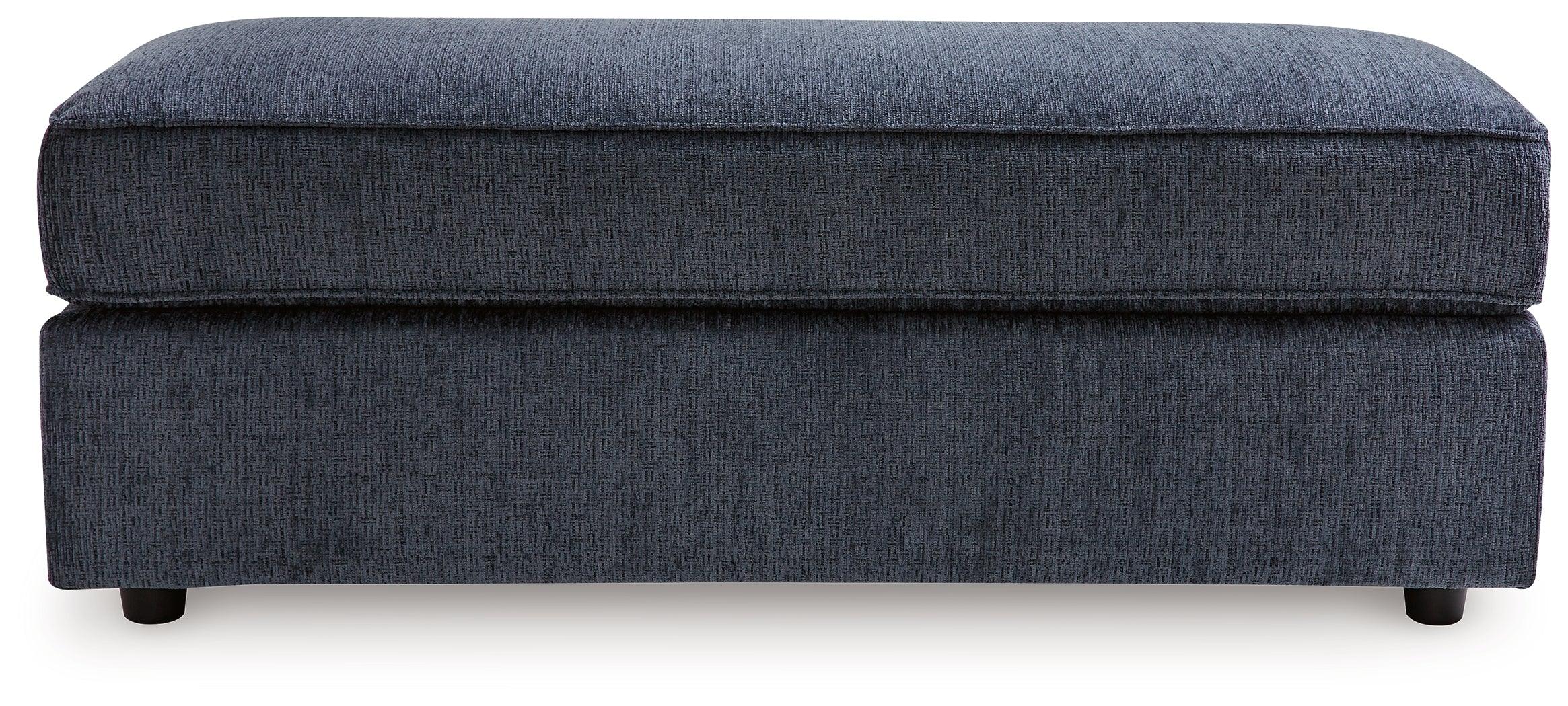 Albar Place Cobalt Oversized Accent Ottoman - Image 3