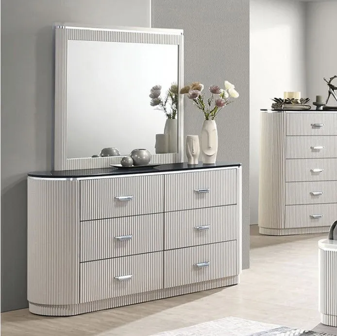 Aldgate Light Gray 4-Piece Queen Bedroom Set - Image 4