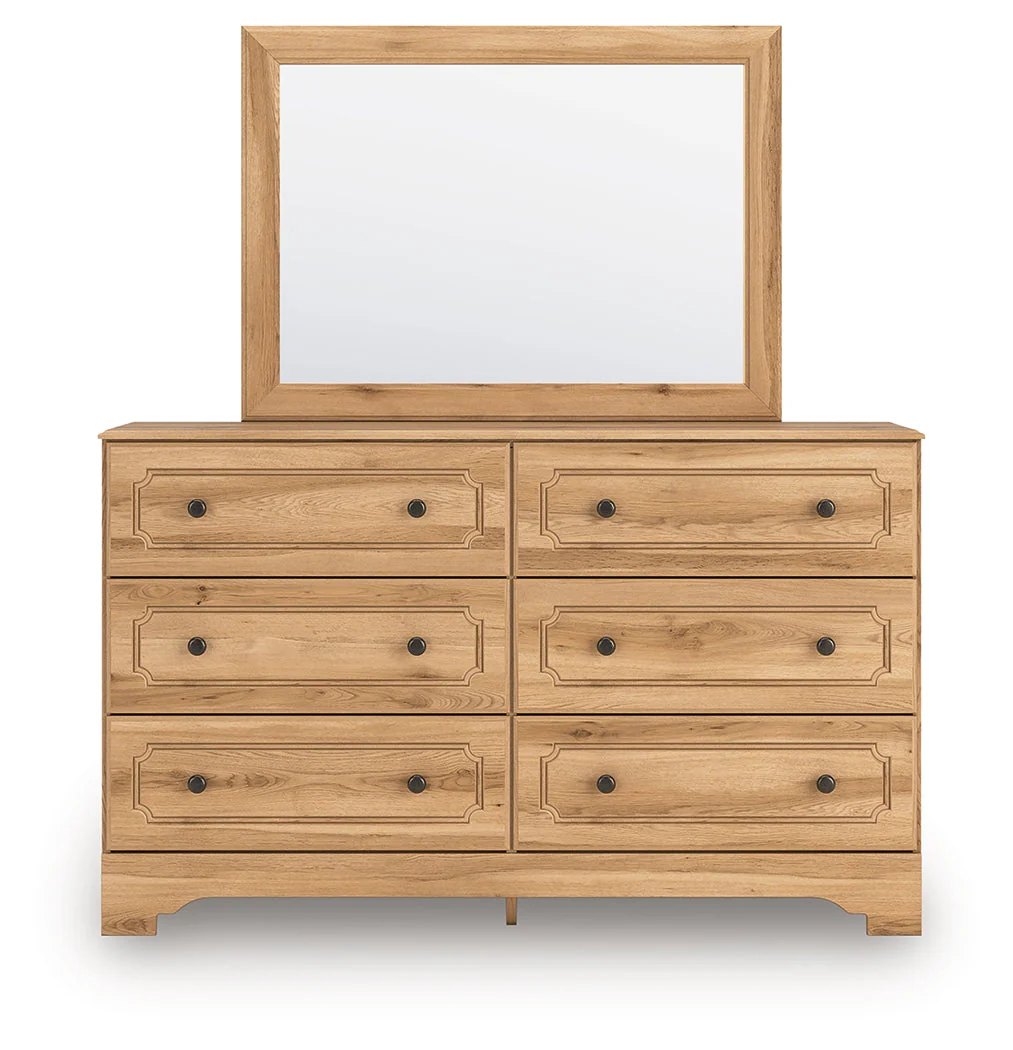 Aleaport Warm Brown Dresser and Mirror - Image 5