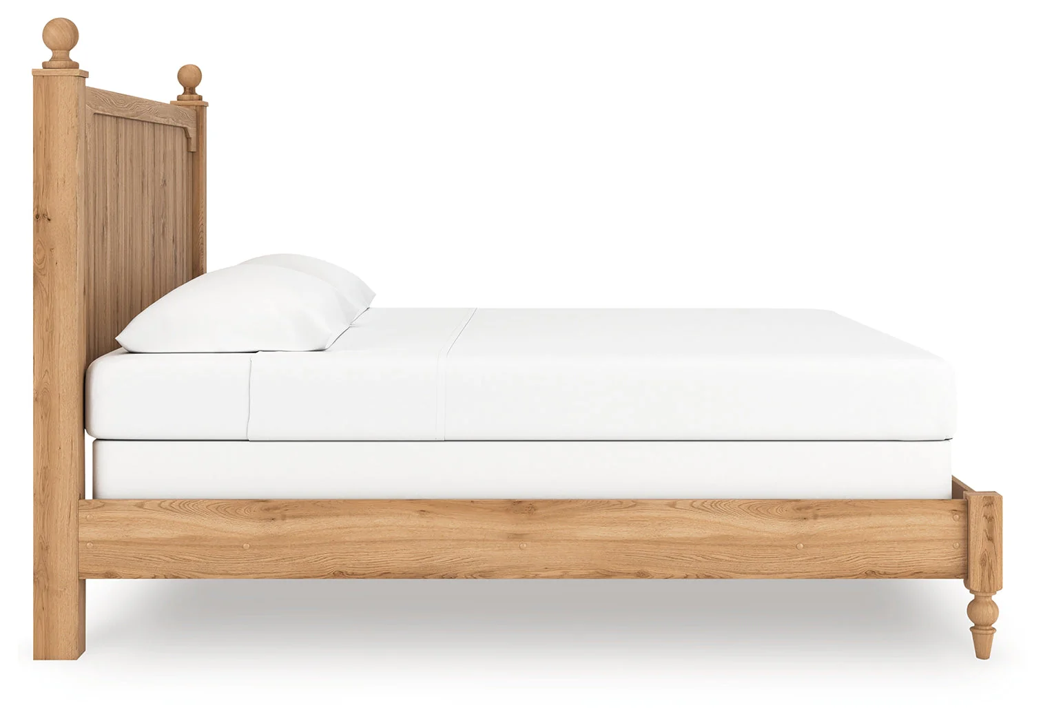 Aleaport Warm Brown King Panel Bed, Dresser, Mirror and Nightstand - Image 12