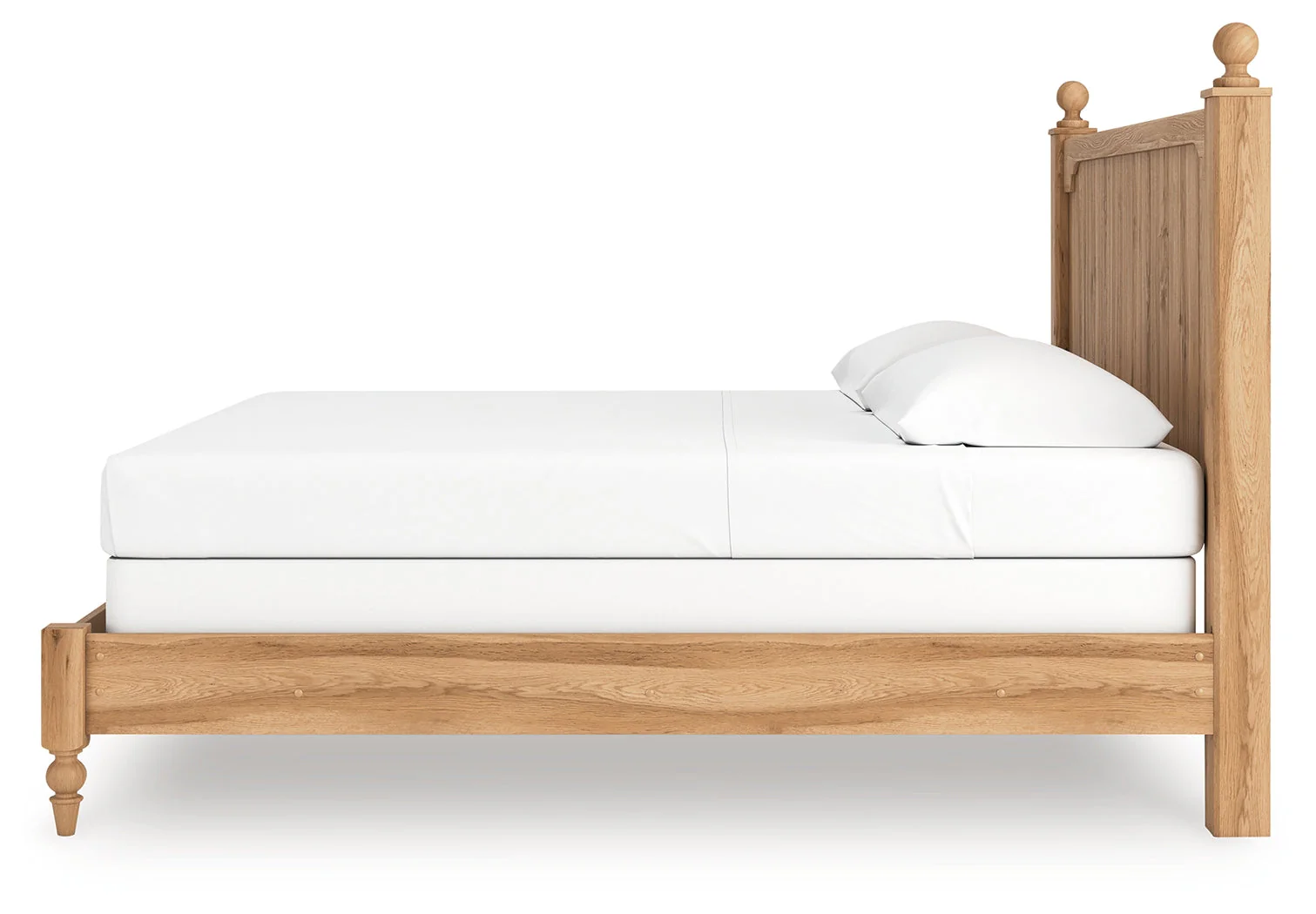 Aleaport Warm Brown King Panel Bed, Dresser, Mirror and Nightstand - Image 14
