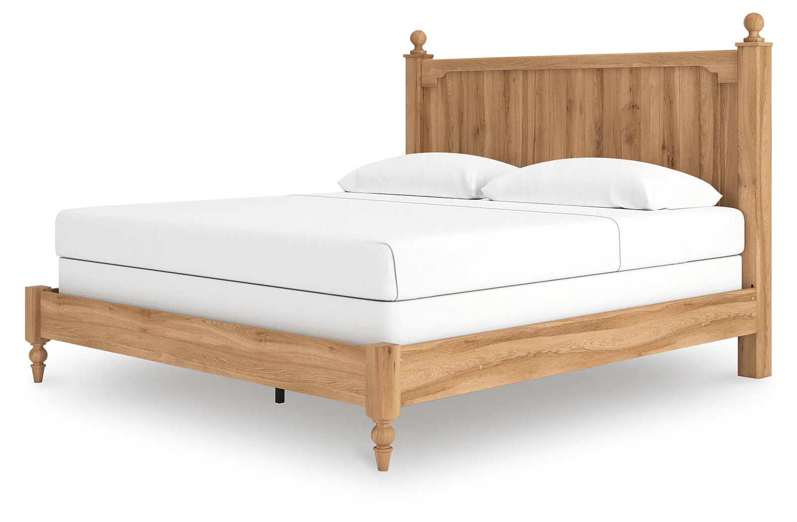Aleaport Warm Brown King Panel Bed, Dresser, Mirror and Nightstand - Image 15