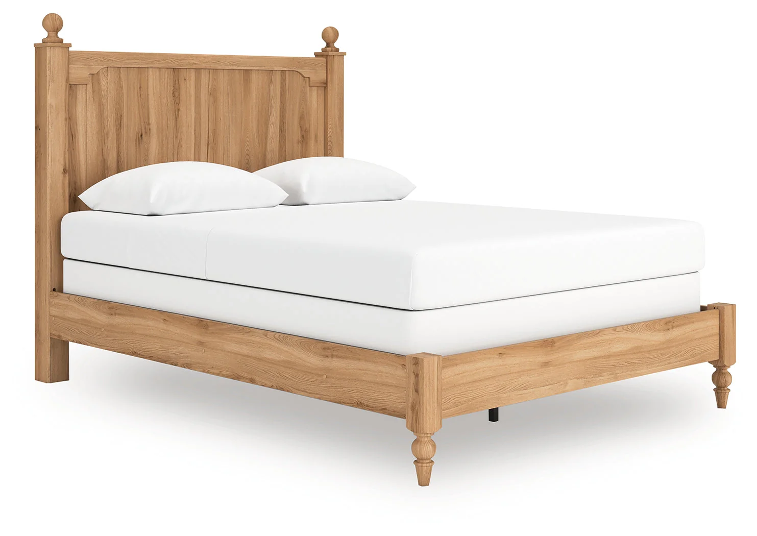 Aleaport Warm Brown Queen Panel Bed - Image 2
