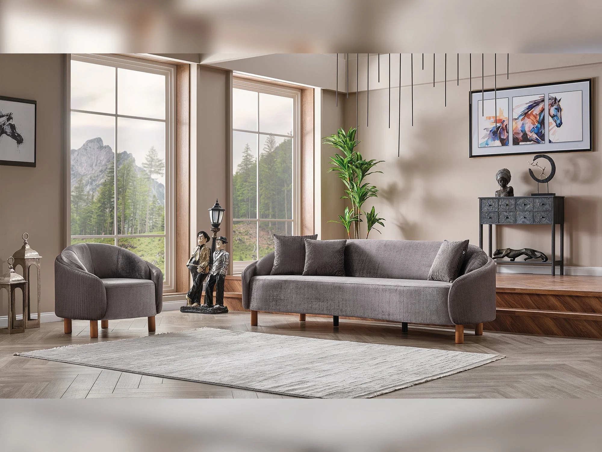 Alessa Chair  Grey - Image 3