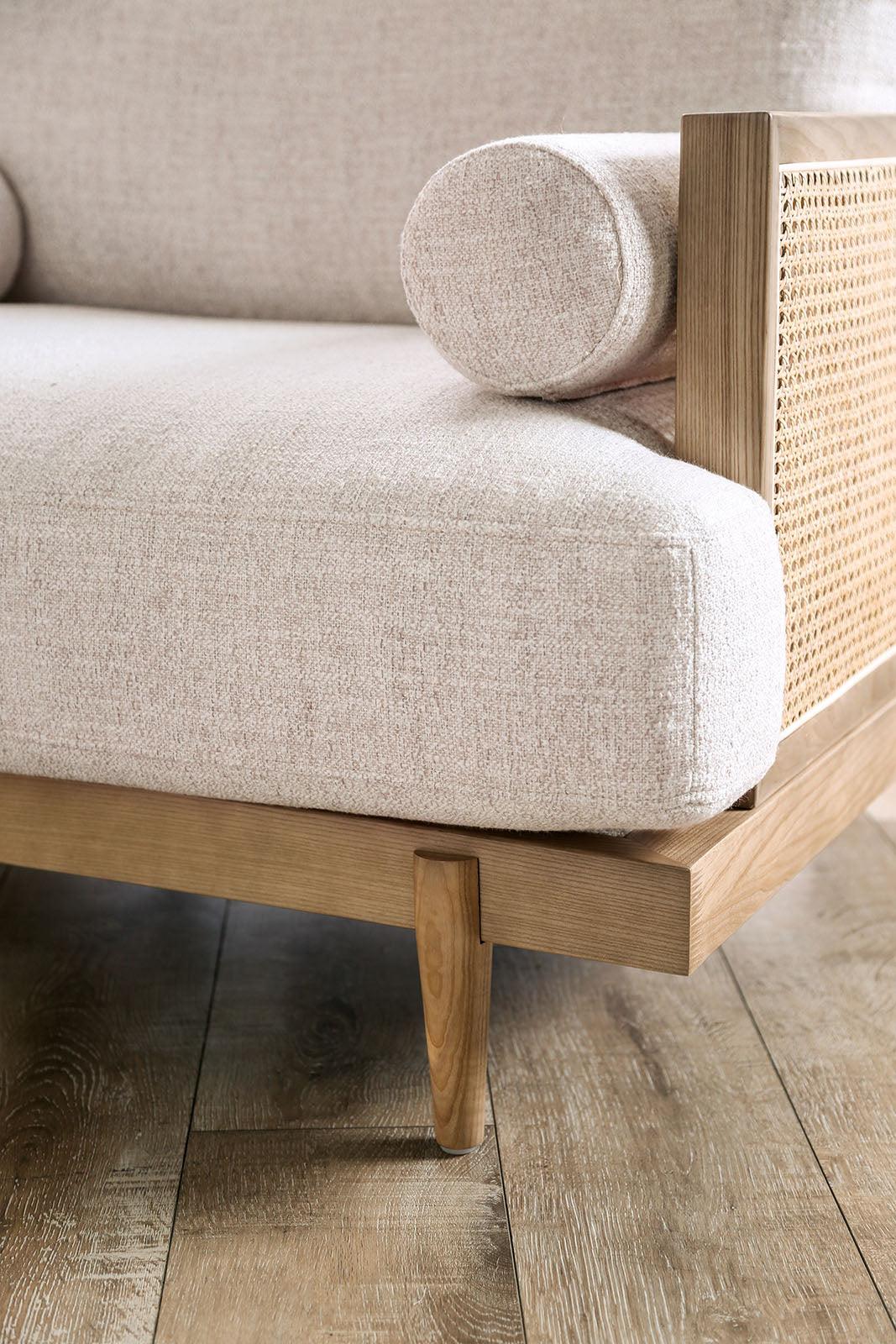 Alesund Light Oak/Beige Chair - Image 3