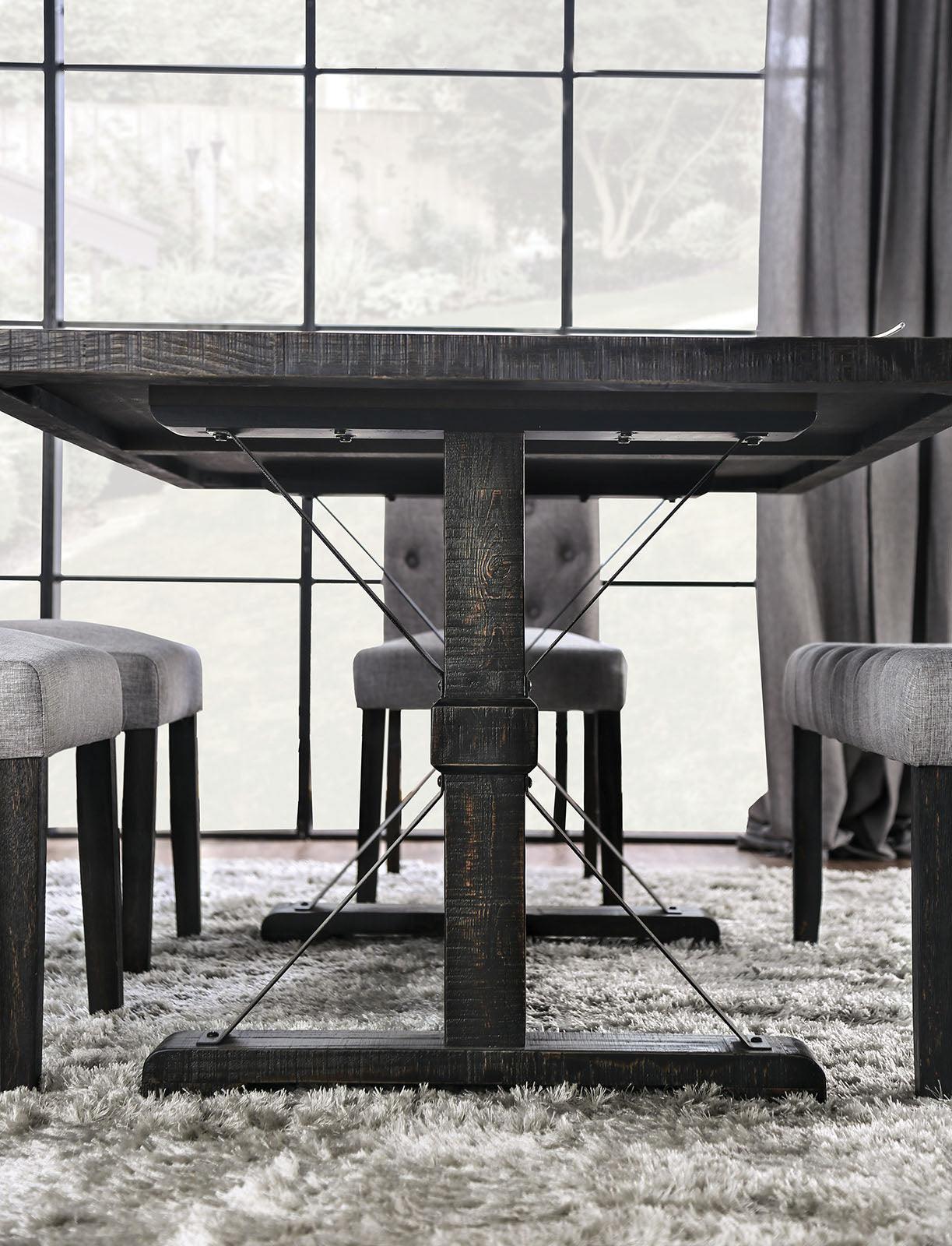 Alfred Antique Black Dining Table Only