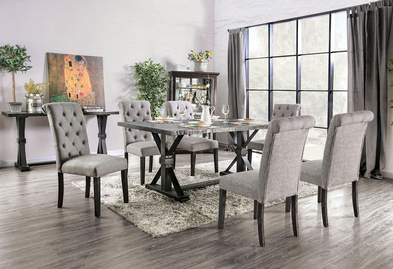 Alfred Antique Black Dining Table Only - Image 5