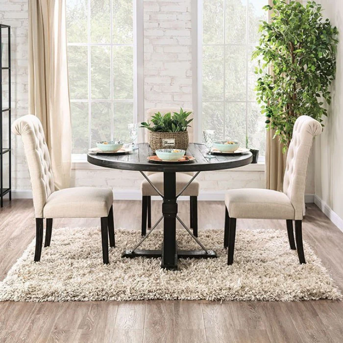 Alfred Antique Black/Ivory 5-Piece Dining Room Set