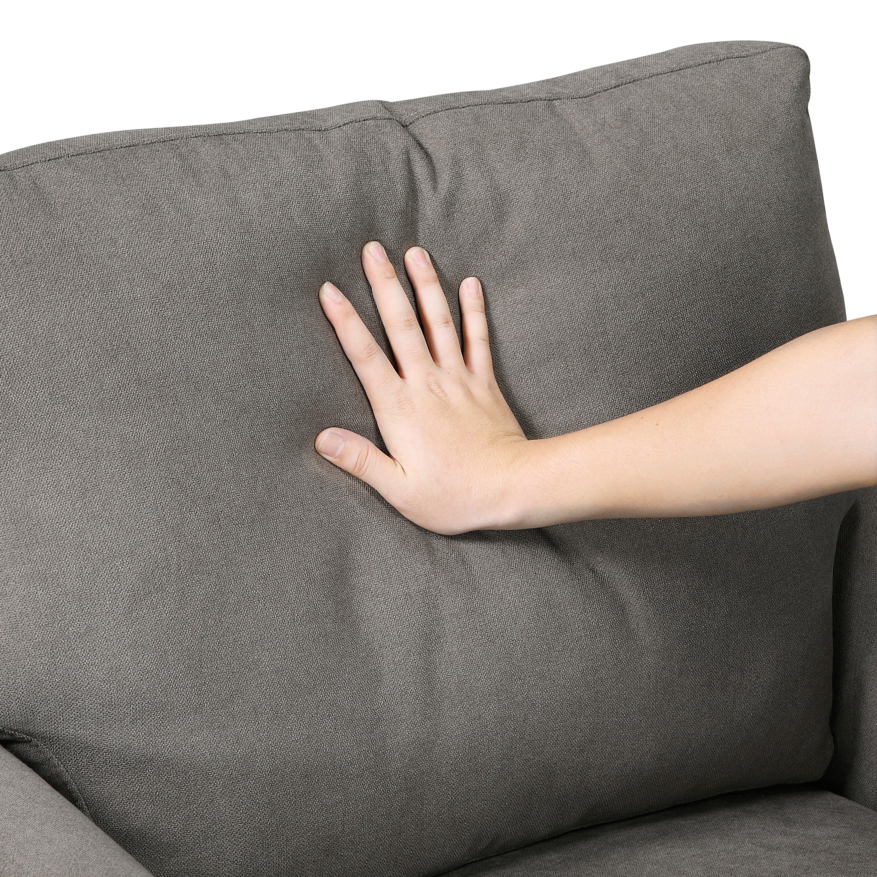 Aliana Chocolate Sofa - Image 6