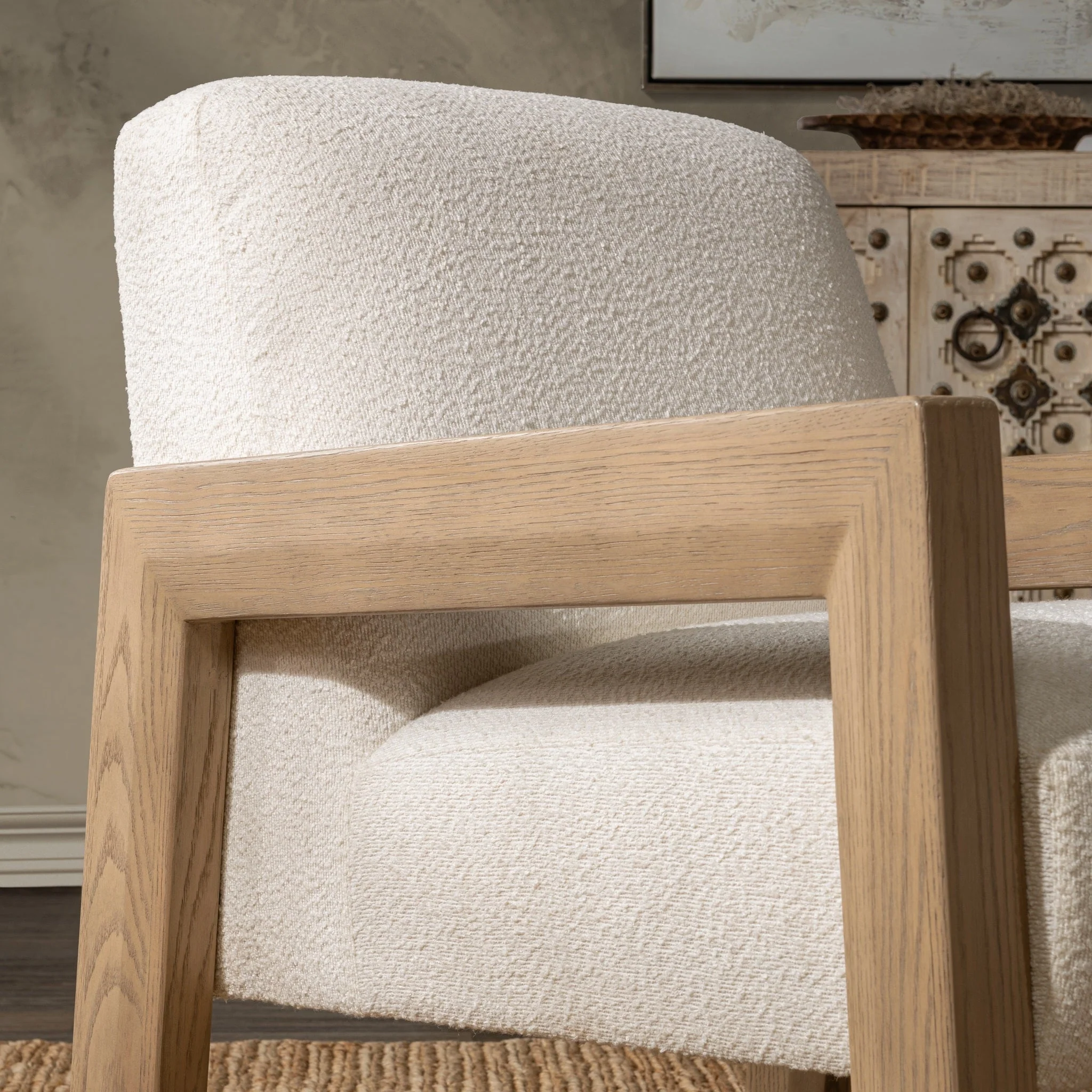 Aliza Accent Chair - Ivory - Image 7