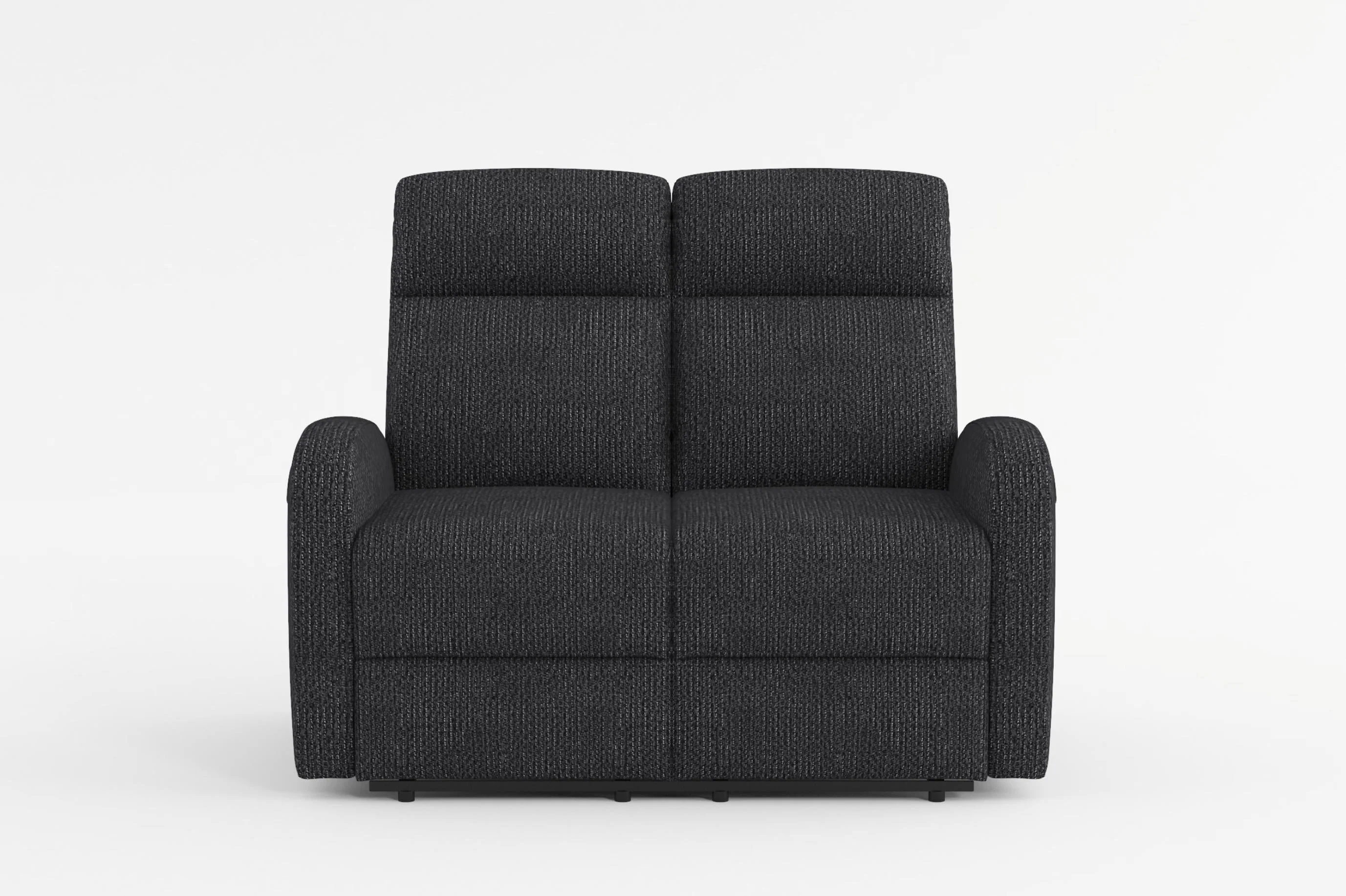 Allen Dark Gray Double Reclining Loveseat - Image 10